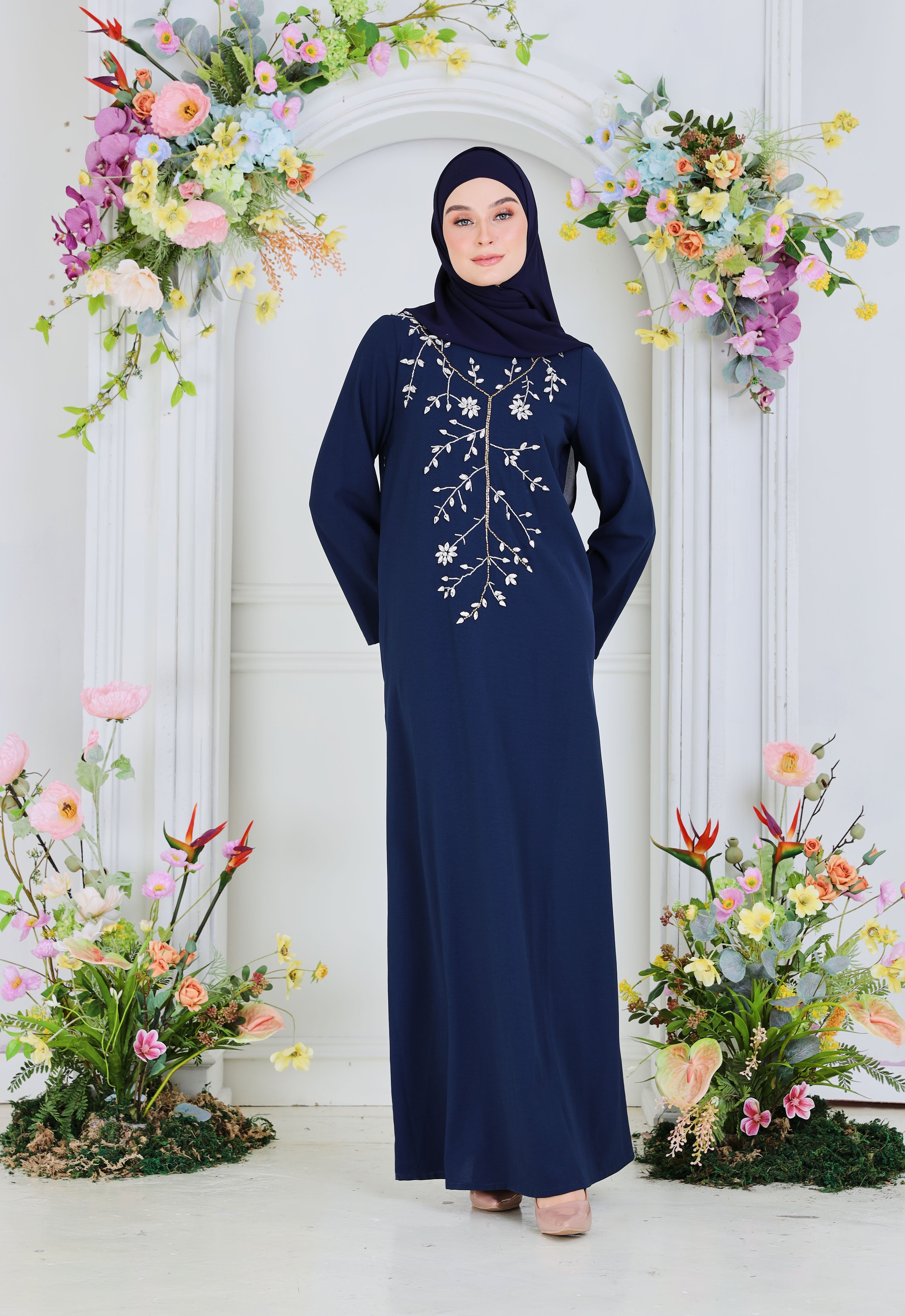 ZEHRA ABAYA - DARK BLUE