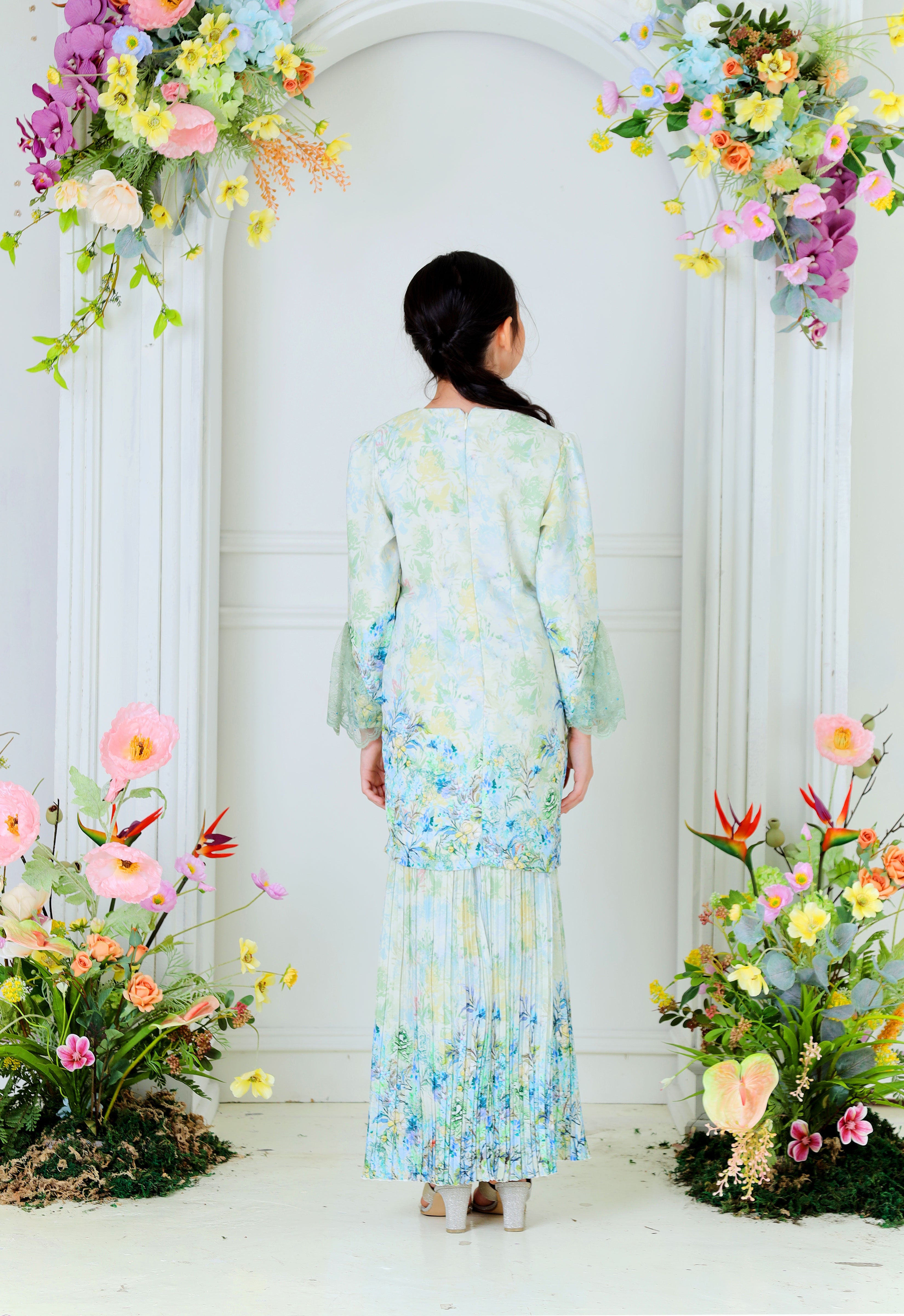 DEENARA KIDS KURUNG - SAGE GREEN