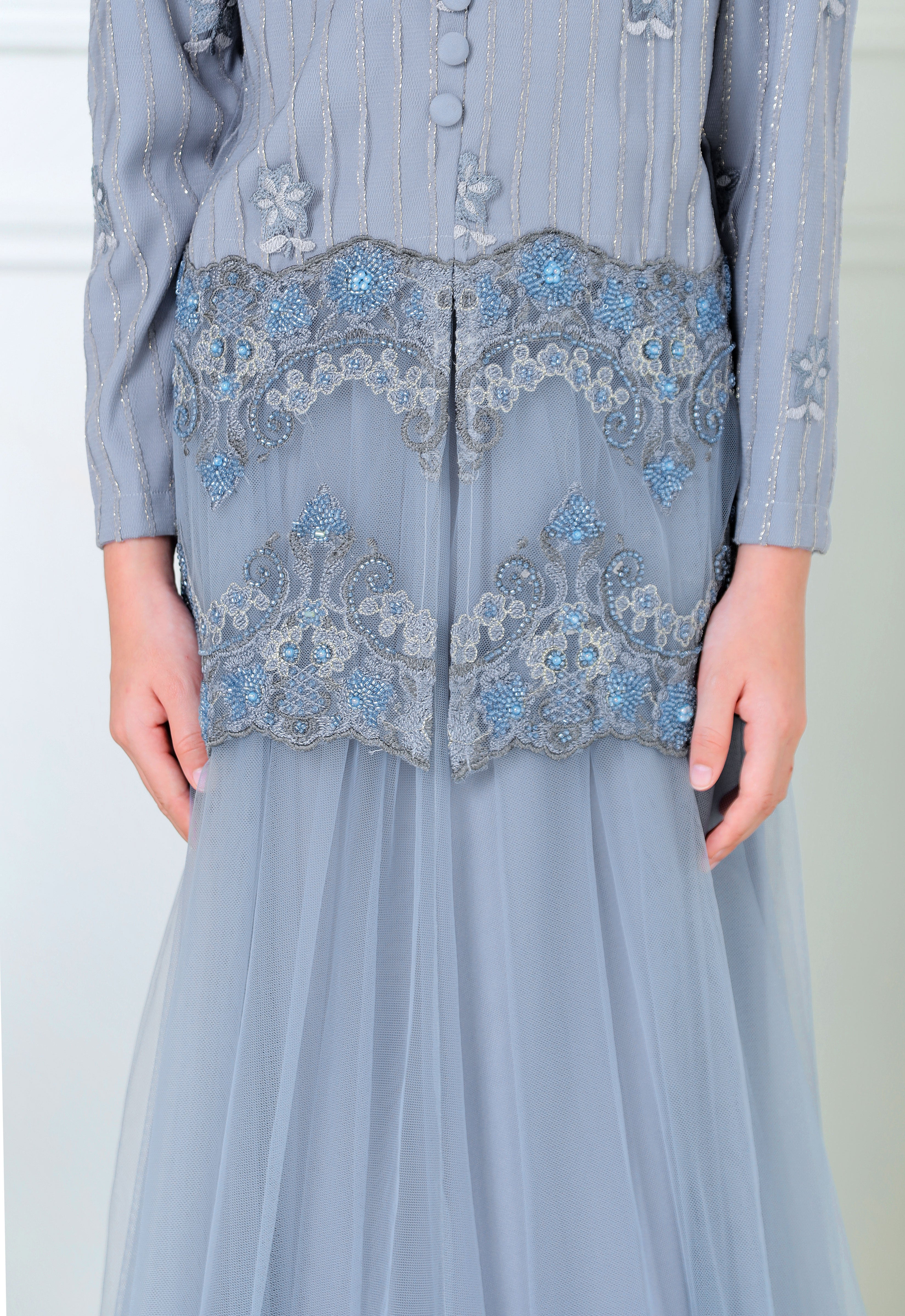 DIAN LUXE KIDS KURUNG - COLONY BLUE