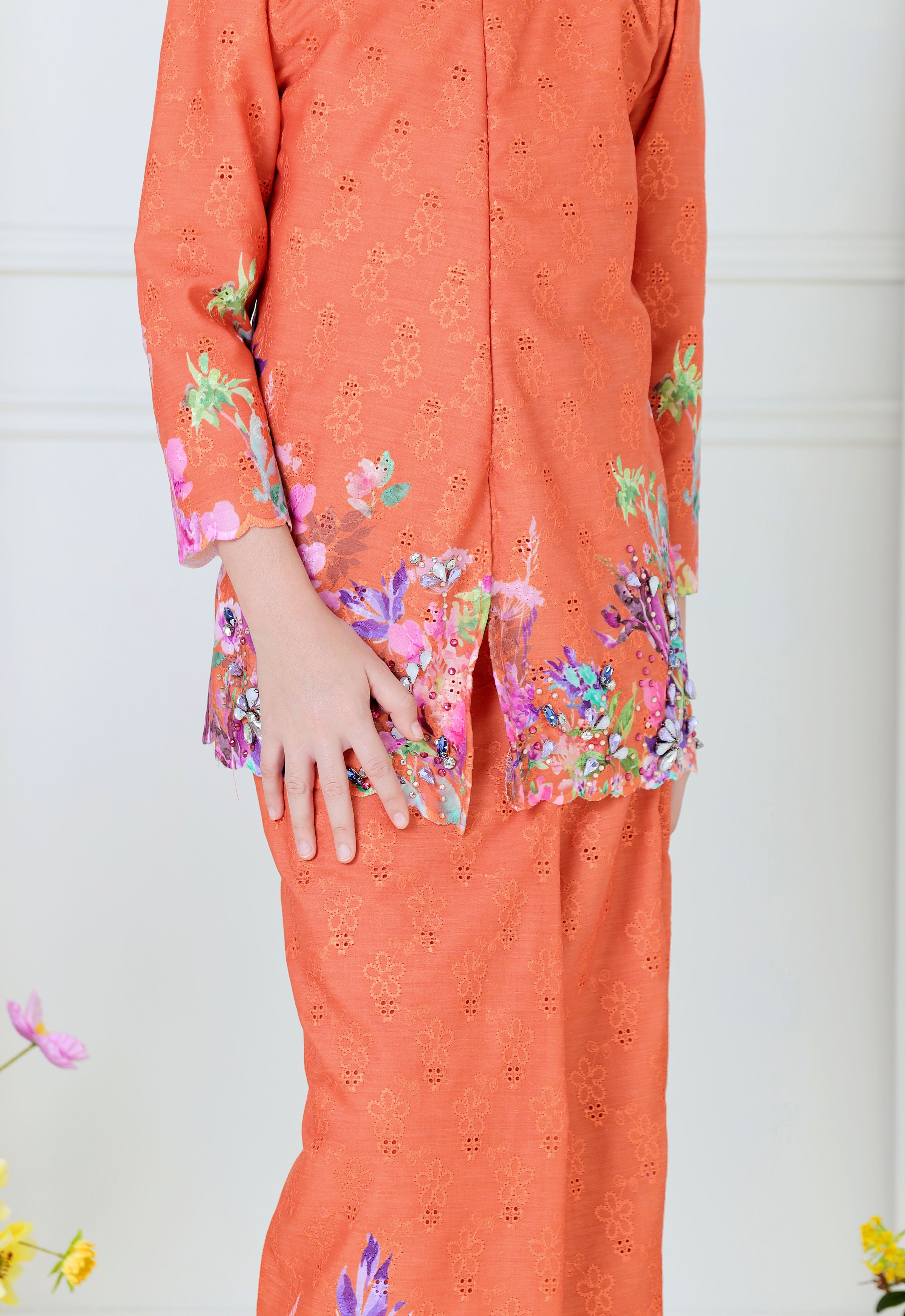 JOANNA KIDS KEBAYA - ORANGE BUTTER