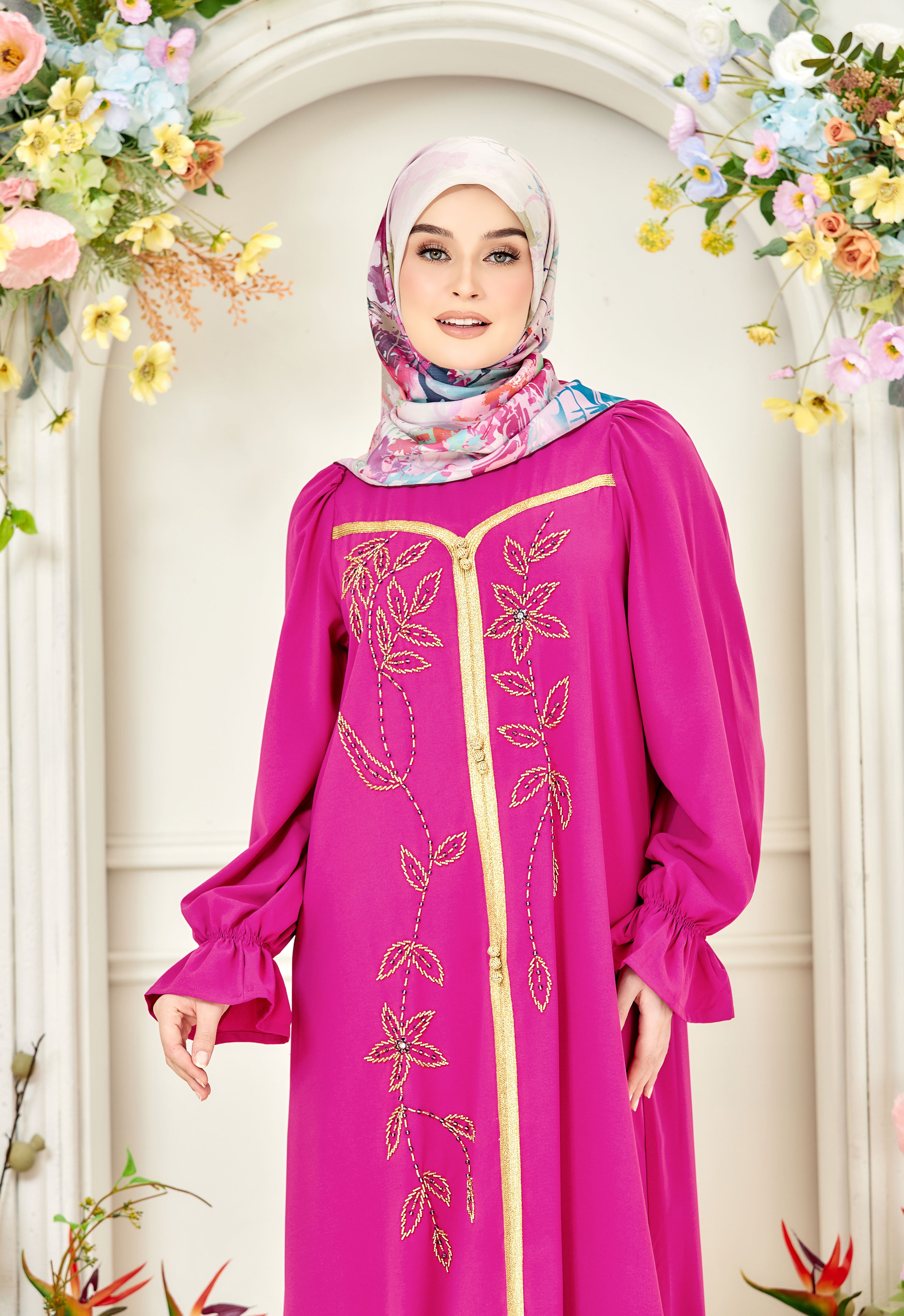 HUMAYRA ABAYA - MAGENTA
