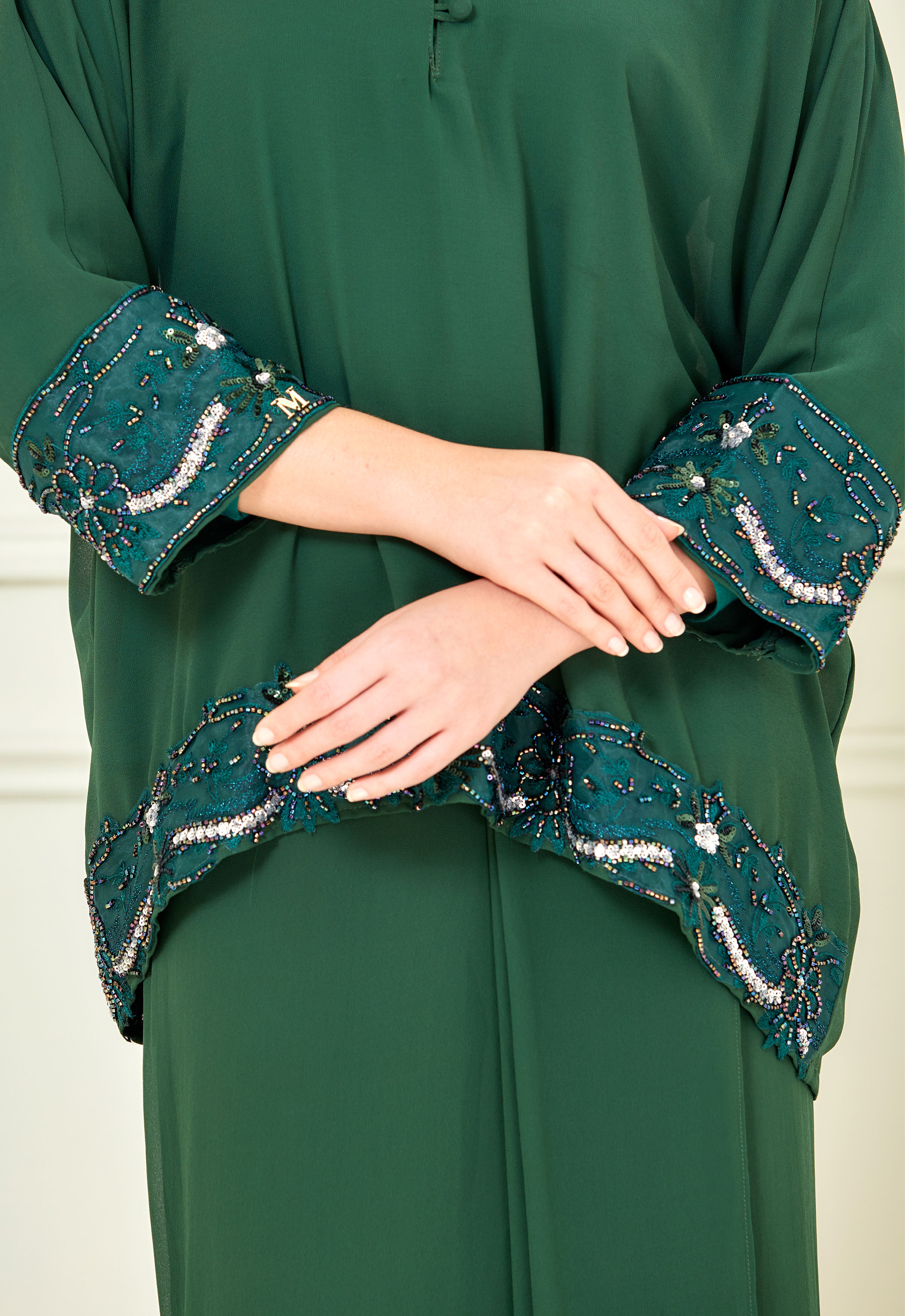 RANIA KAFTAN KURUNG - FORMAL GREEN