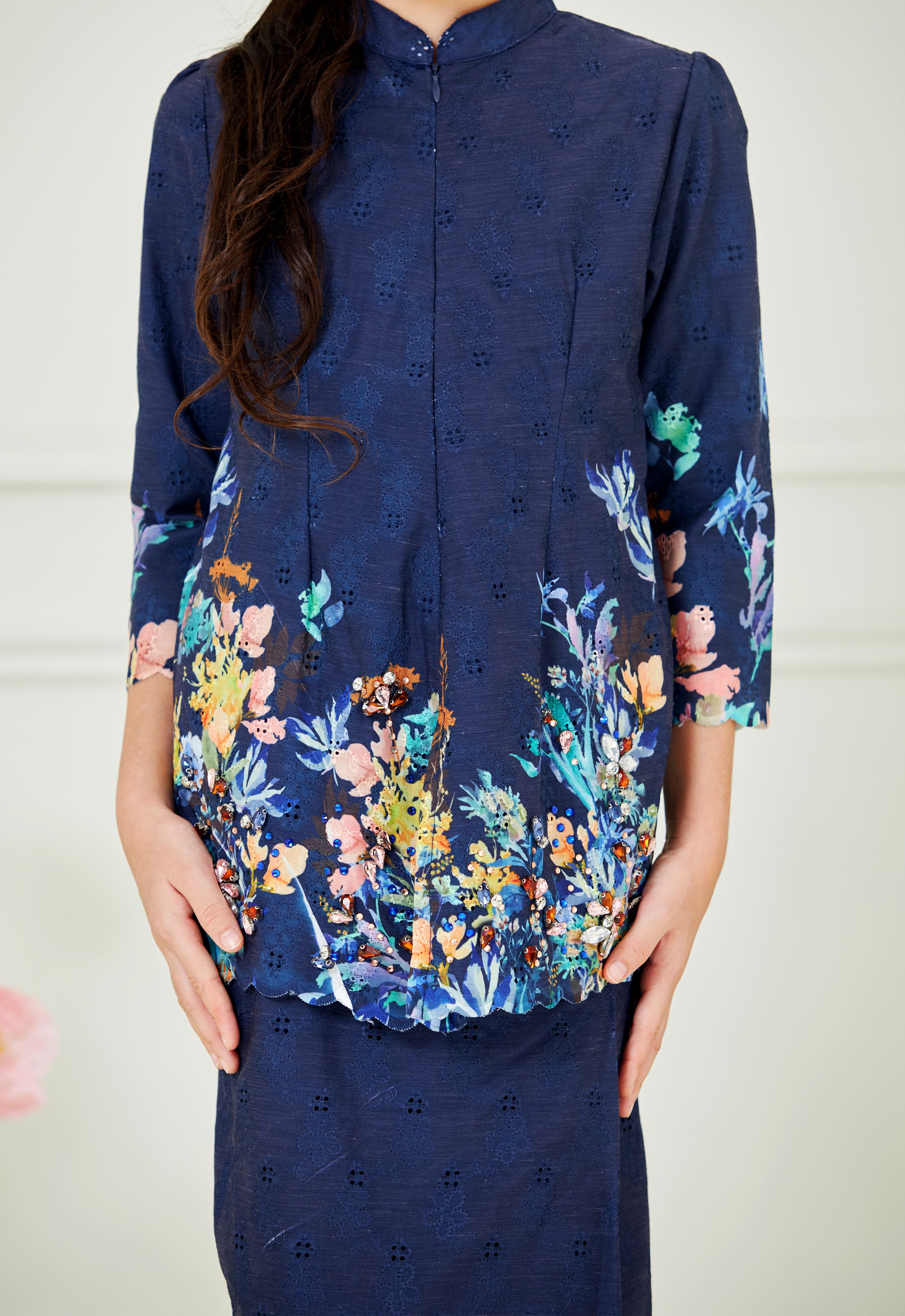 JOANNA KIDS KEBAYA - DARK BLUE
