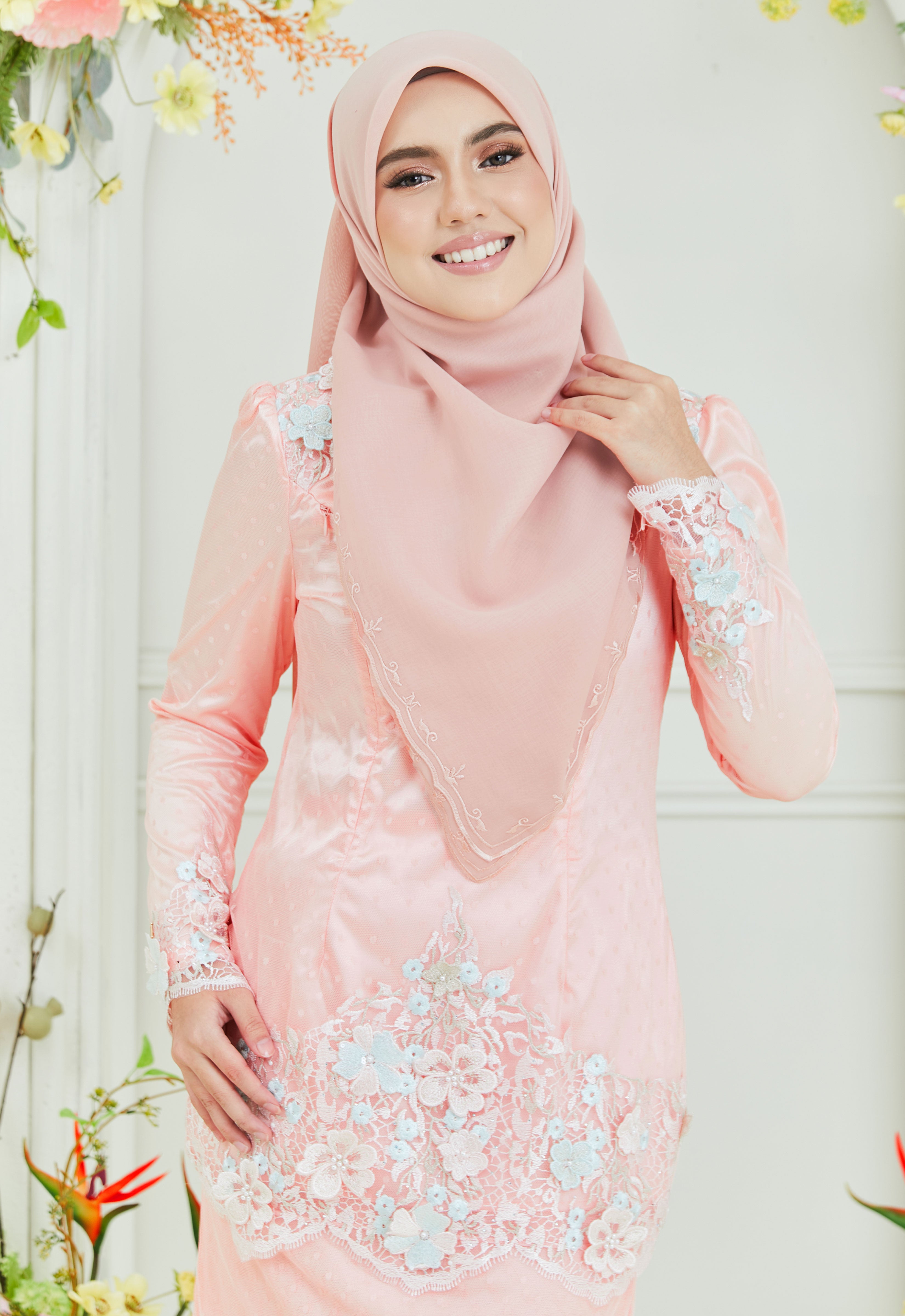 ATILIA LUXE MINI KURUNG - CLOUD PINK