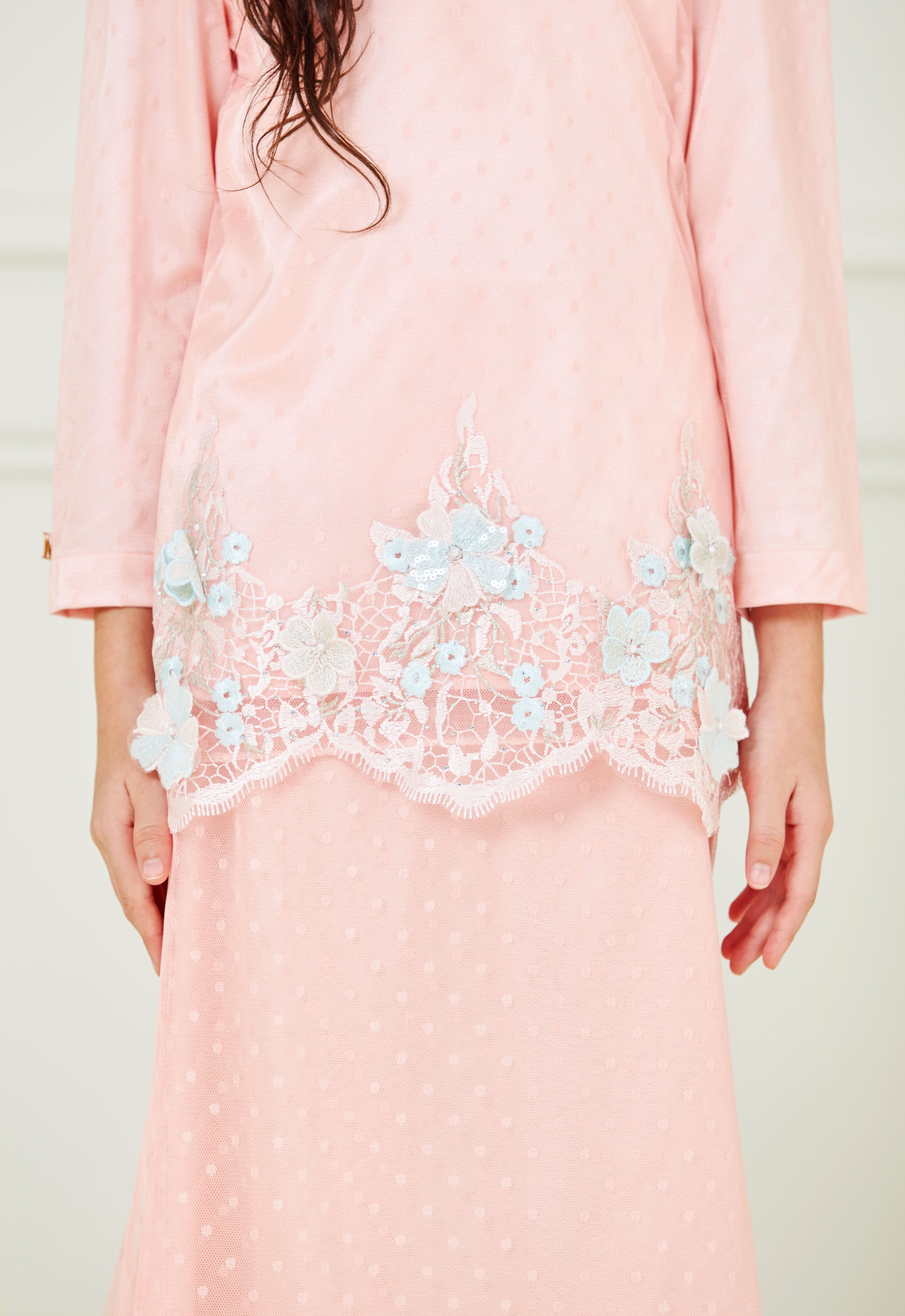 ATILIA LUXE KIDS MINI KURUNG - CLOUD PINK