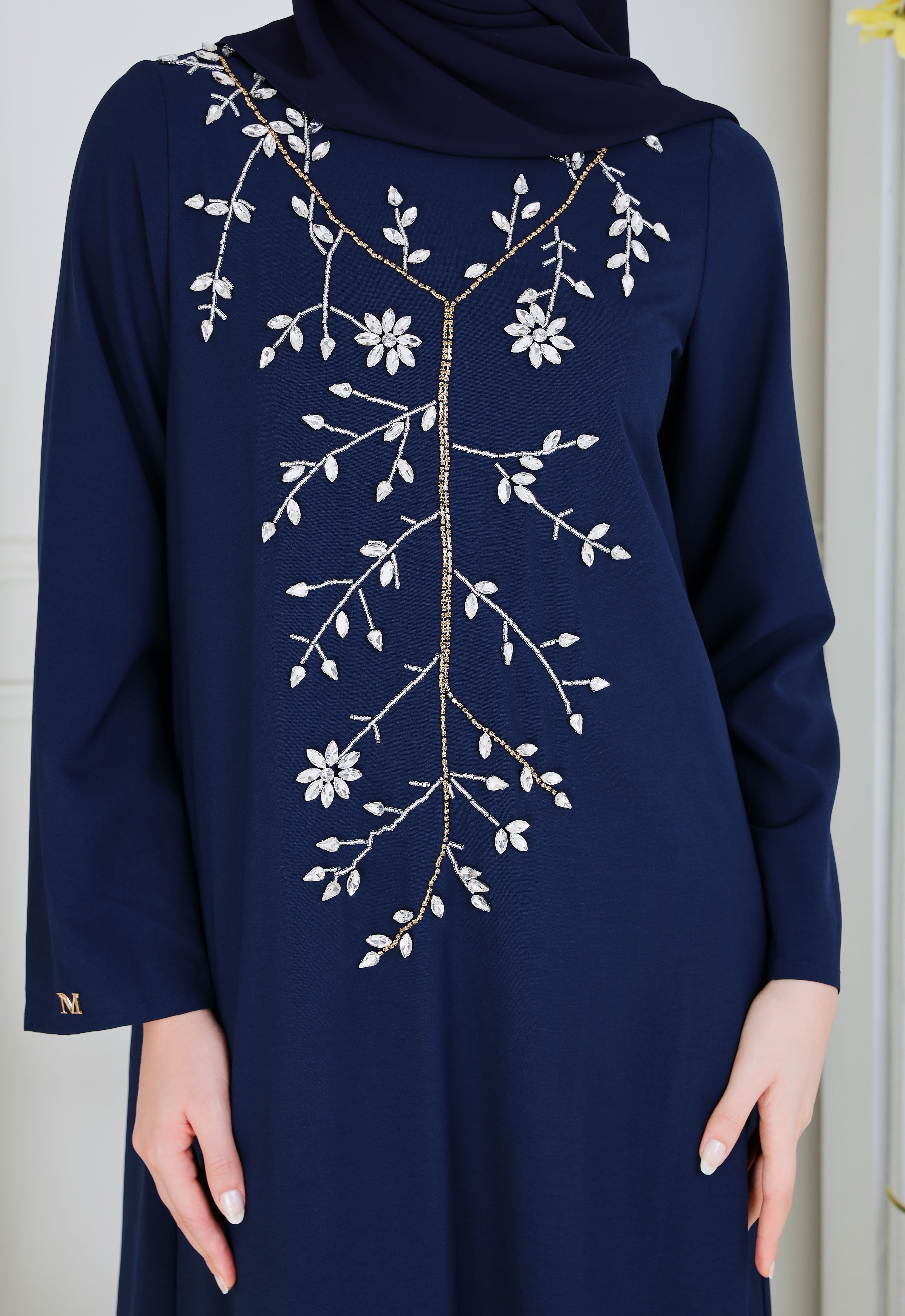 ZEHRA ABAYA - DARK BLUE
