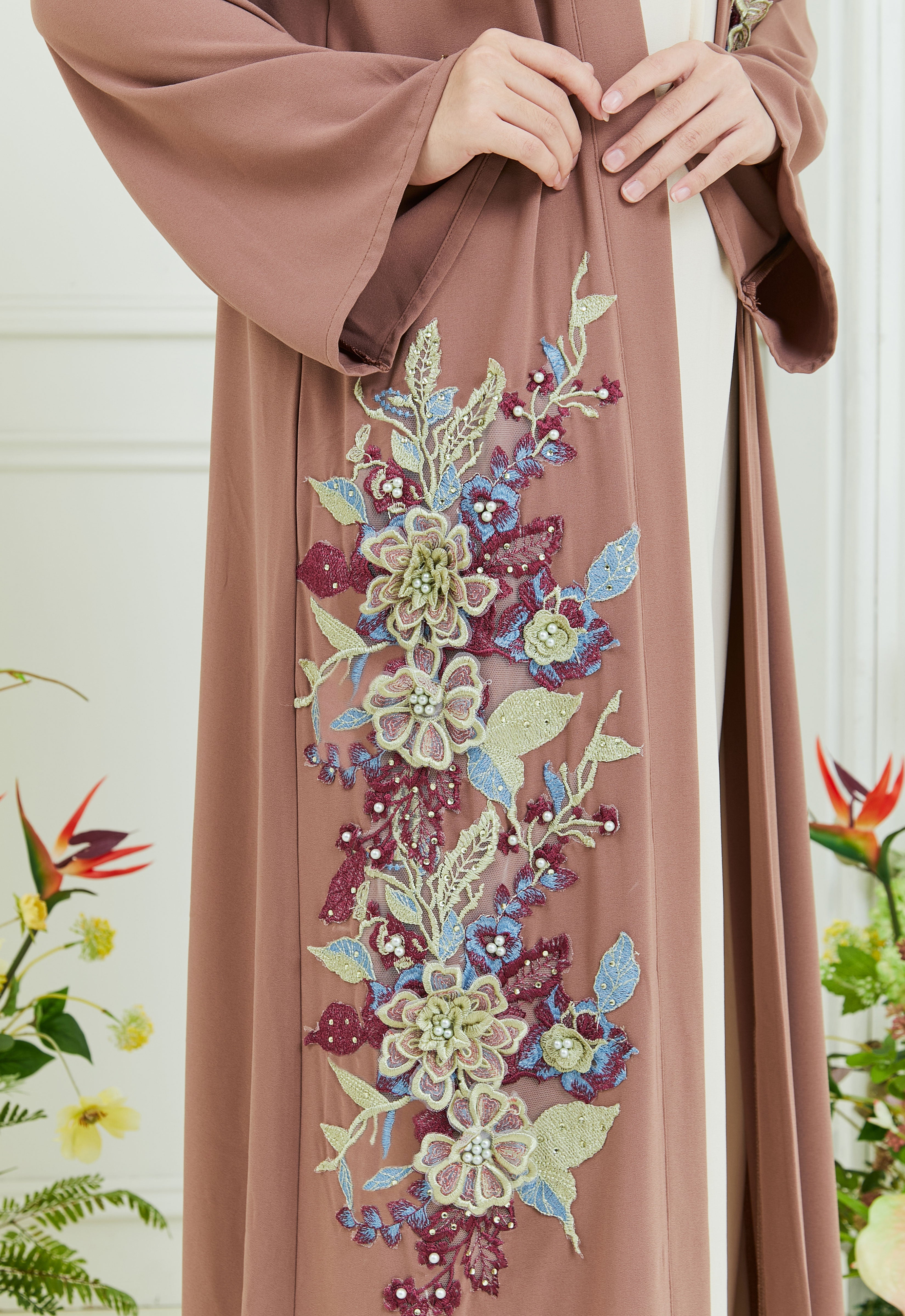 KHADEEJA ABAYA - CAROB BROWN