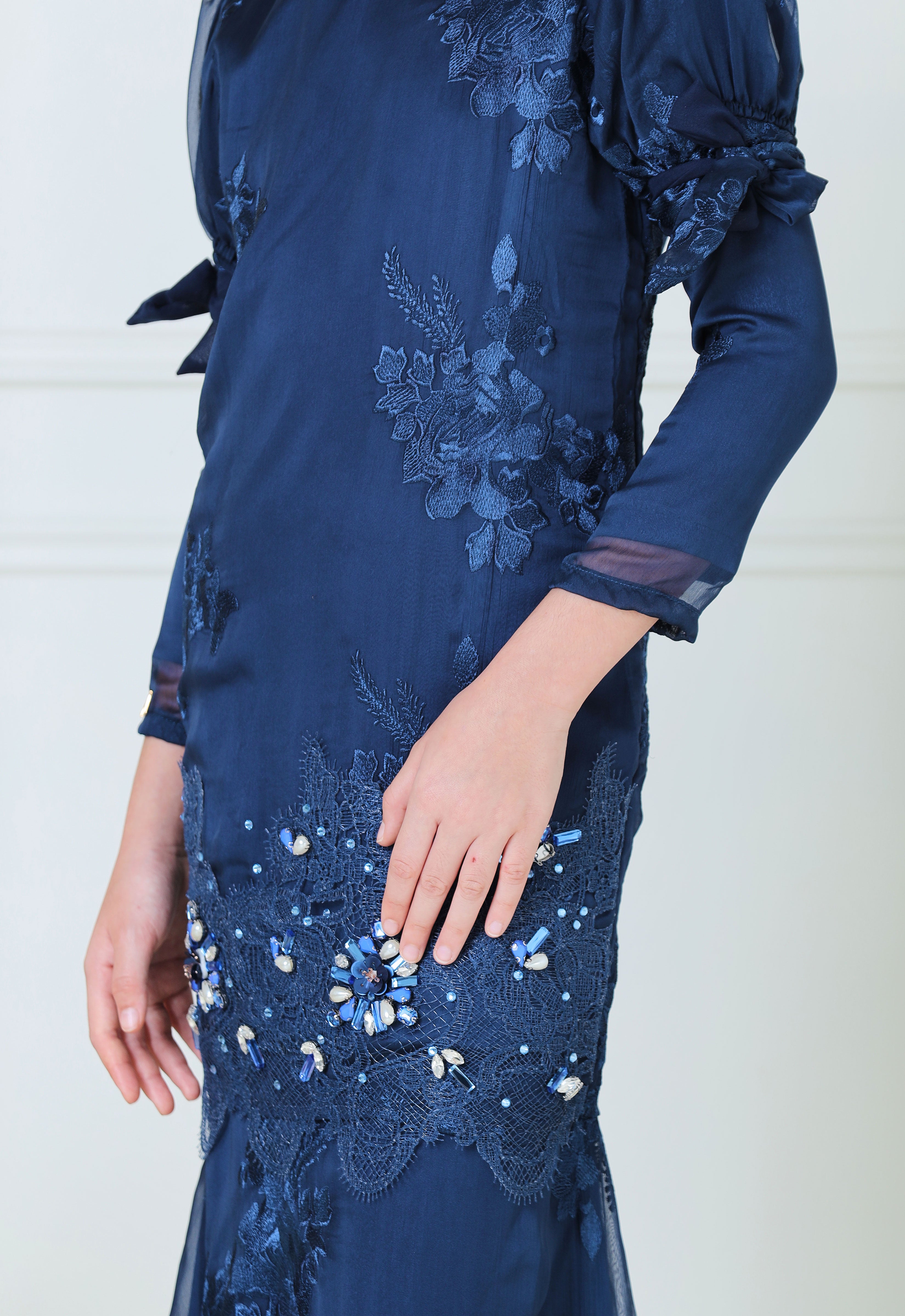 DARLA KIDS KURUNG - NAVY BLUE