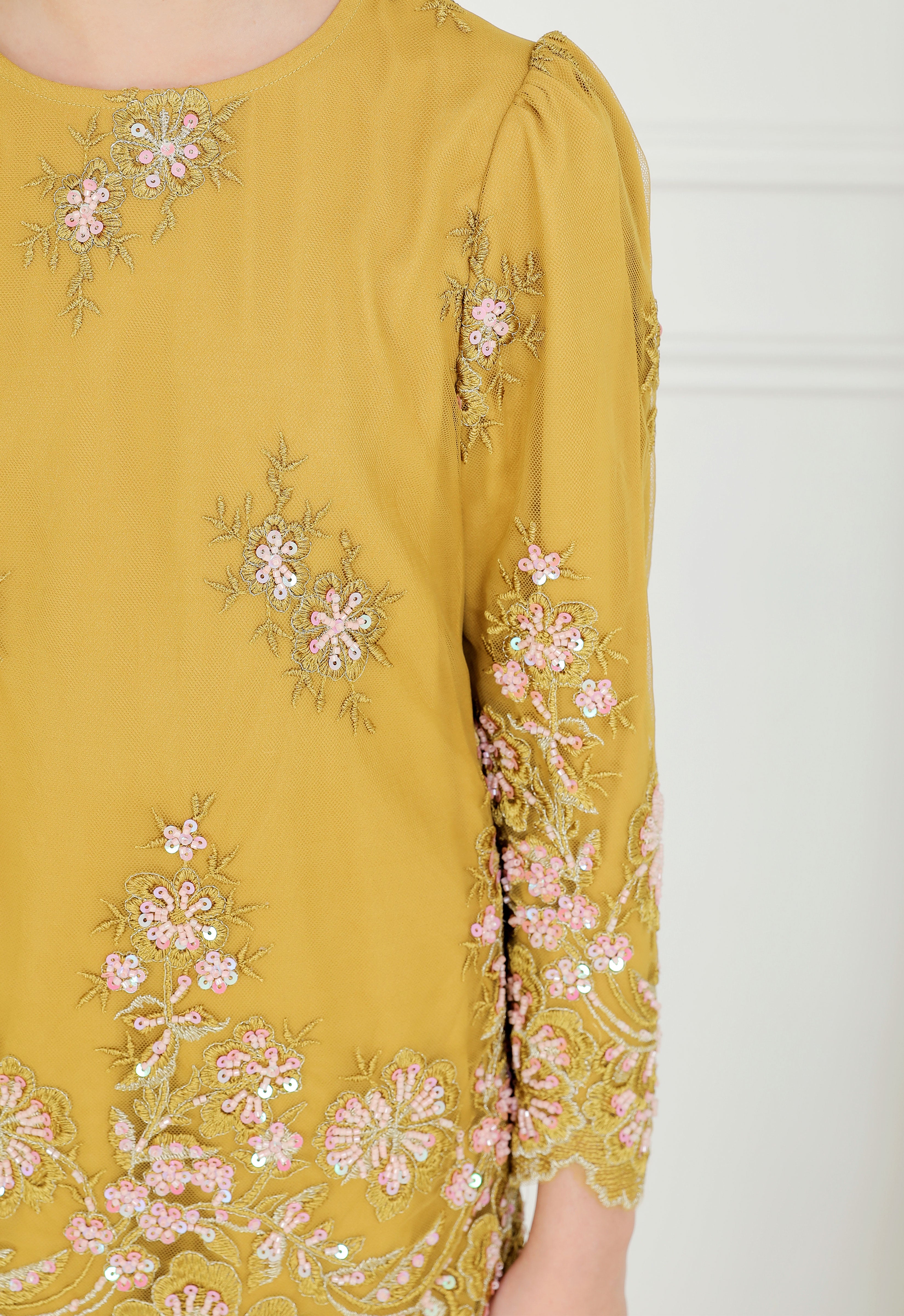 ERYNA LUXE KIDS KURUNG - MUSTARD