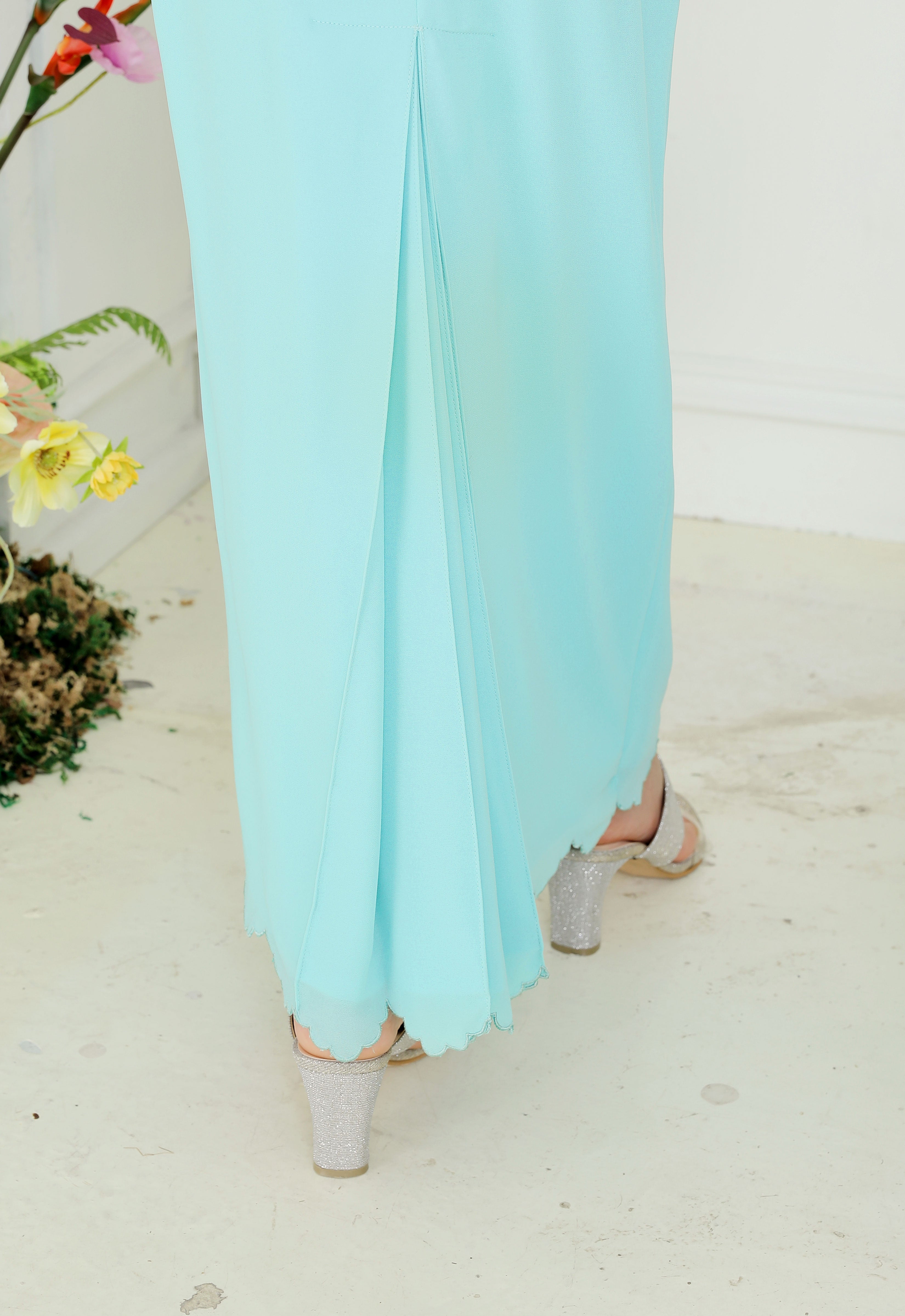 ERYNA LUXE KIDS KURUNG - PASTEL TURQOUISE
