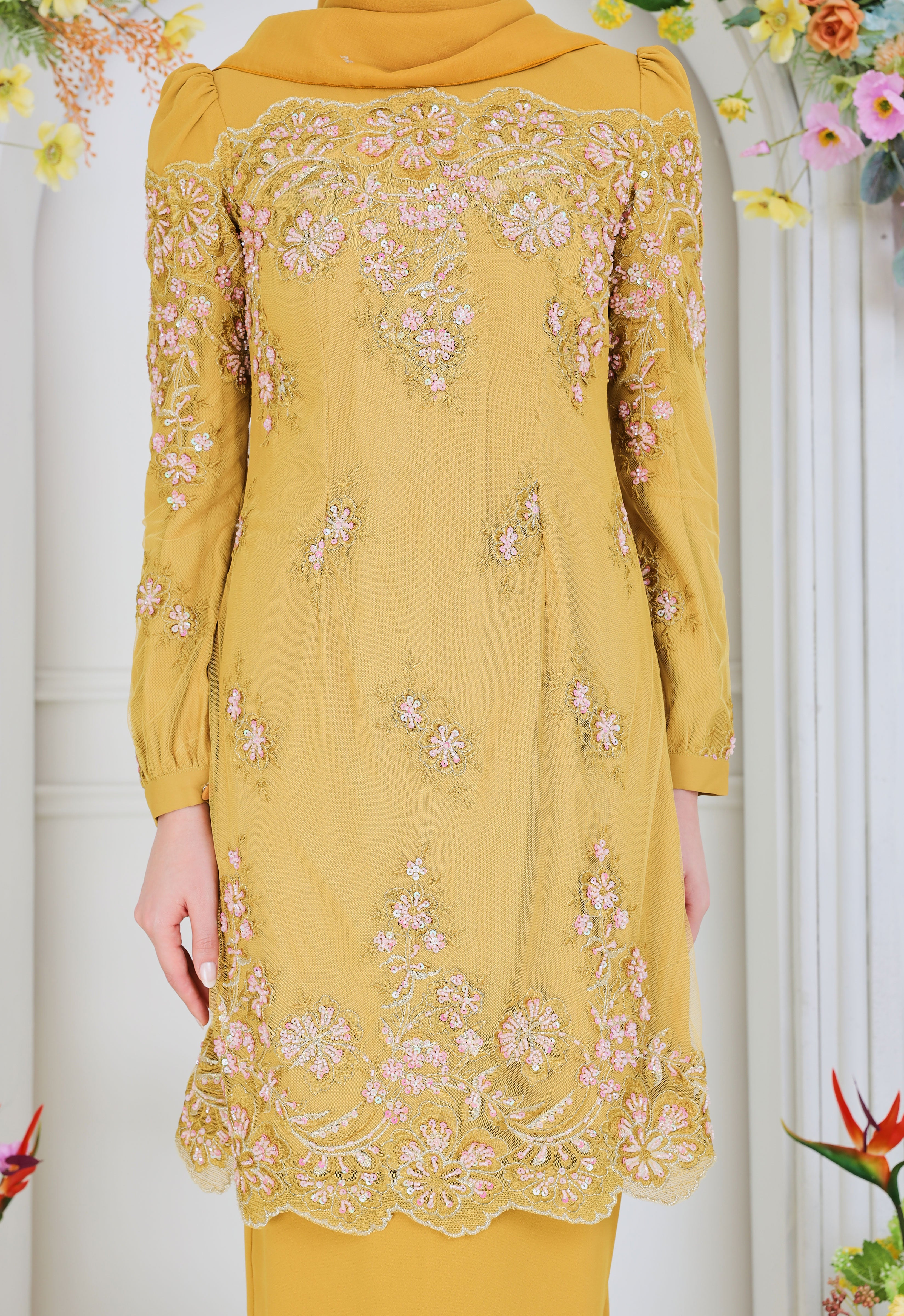 ERYNA LUXE KURUNG - MUSTARD