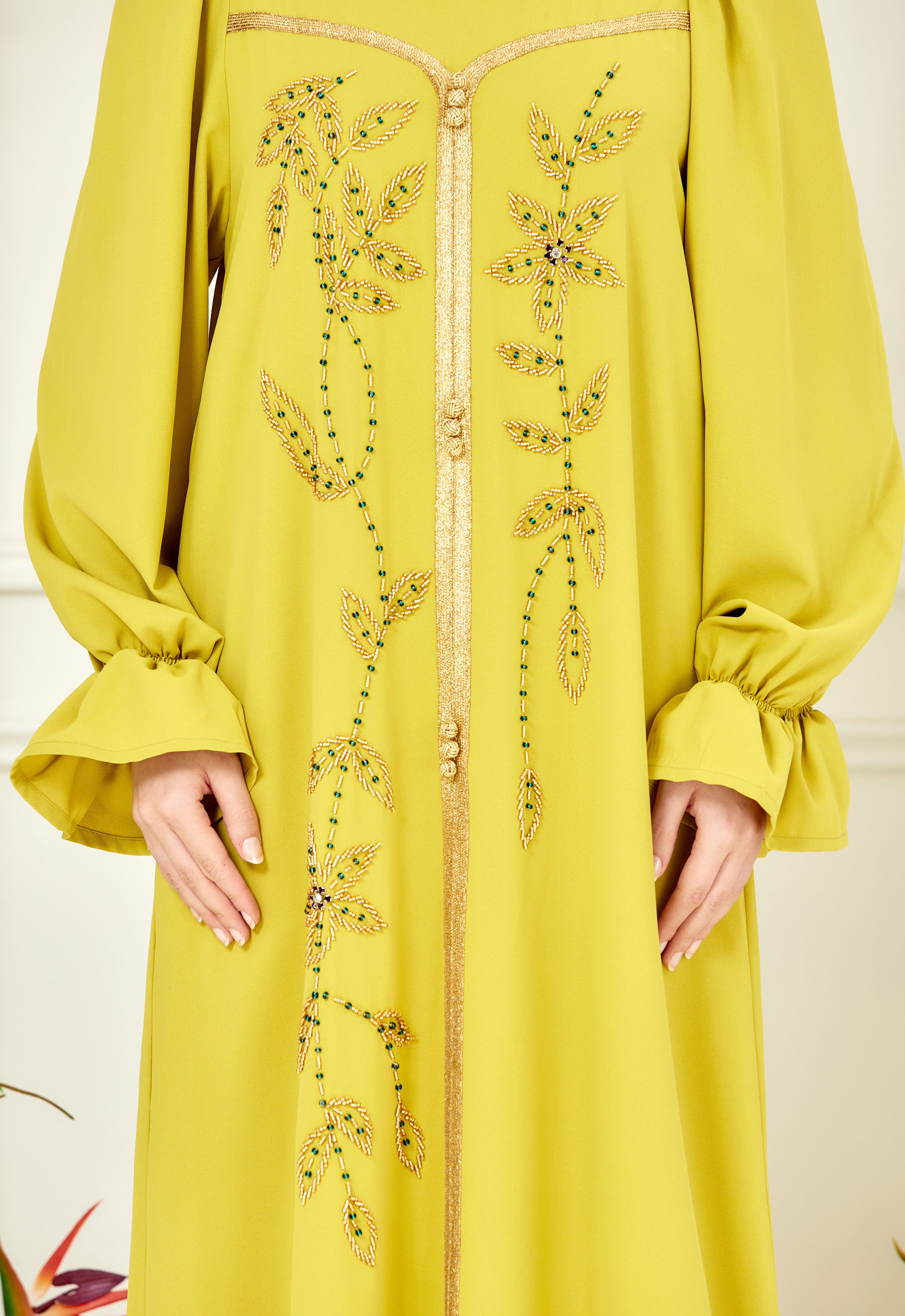 HUMAYRA ABAYA - GREEN
