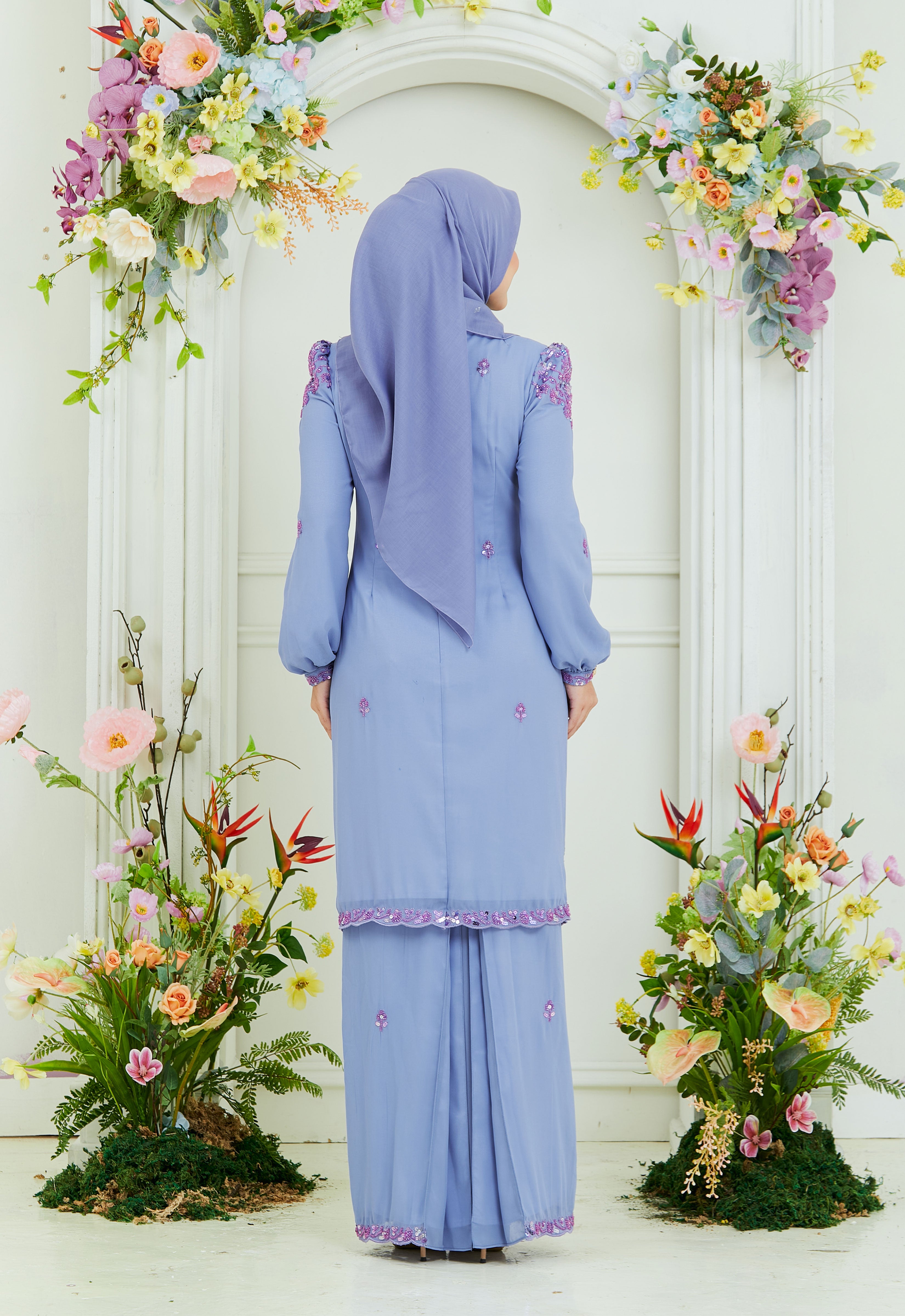 AISYAA LUXE KURUNG - DUSTY PURPLE