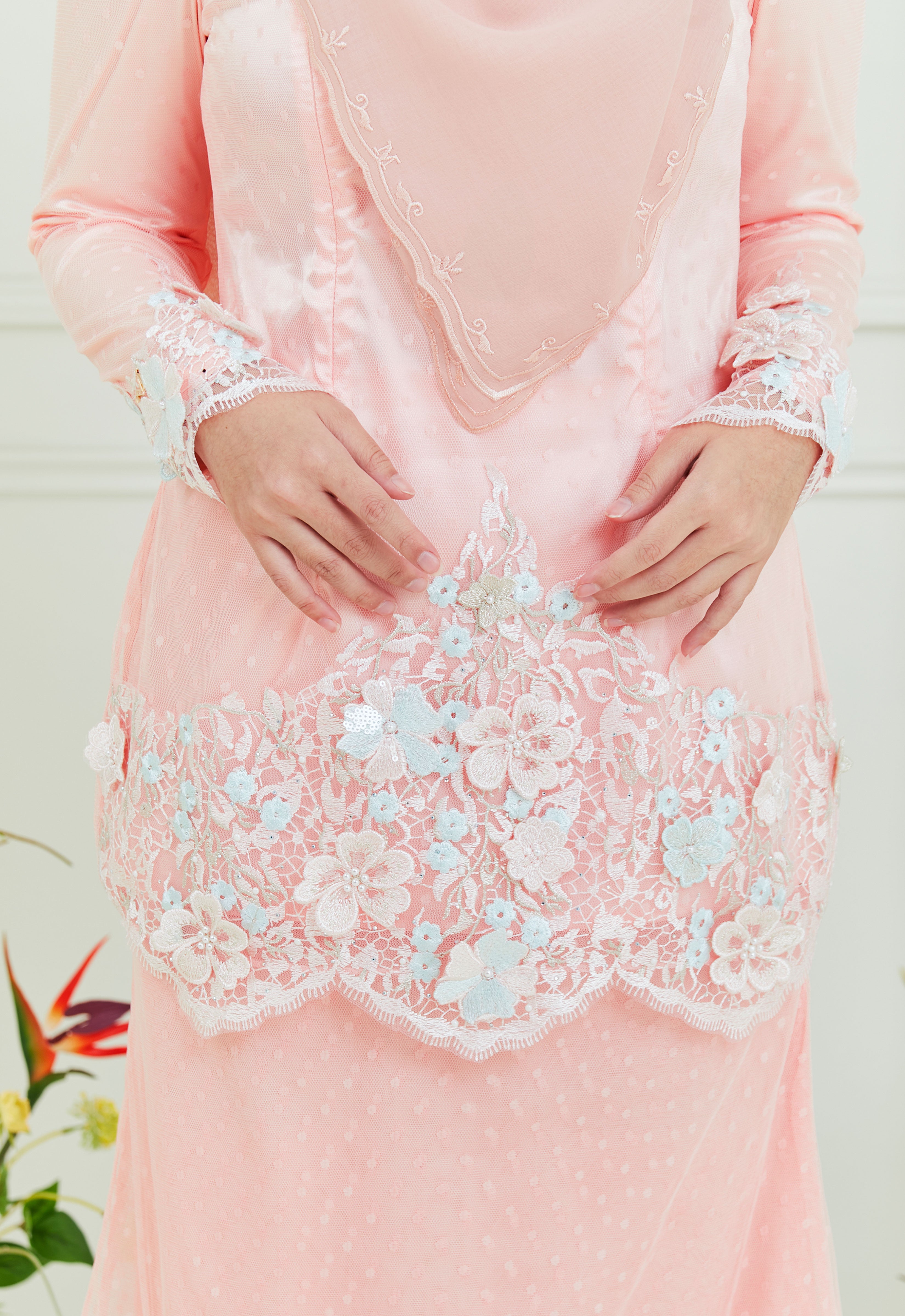 ATILIA LUXE MINI KURUNG - CLOUD PINK