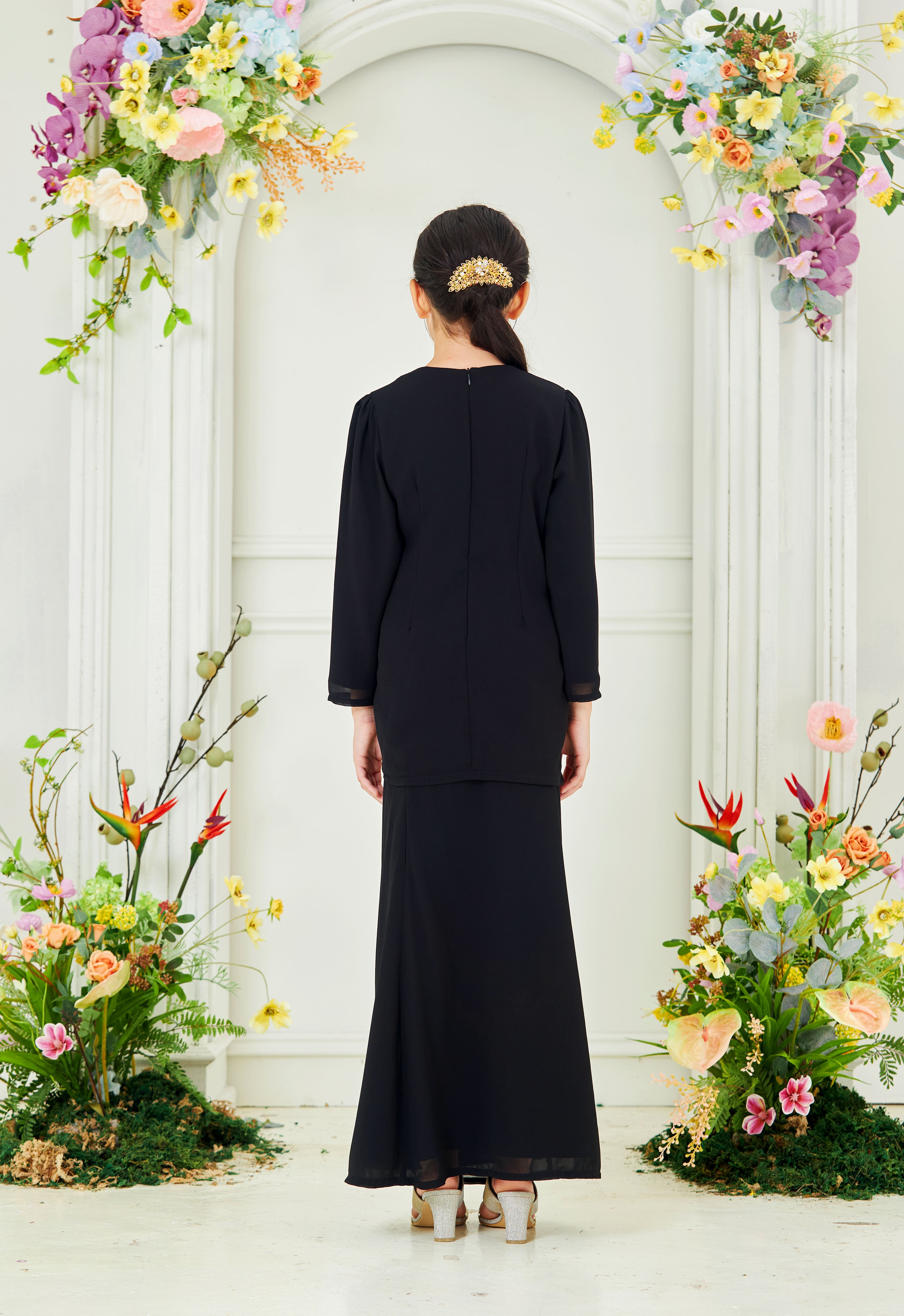 NADEERA KIDS KURUNG - BLACK