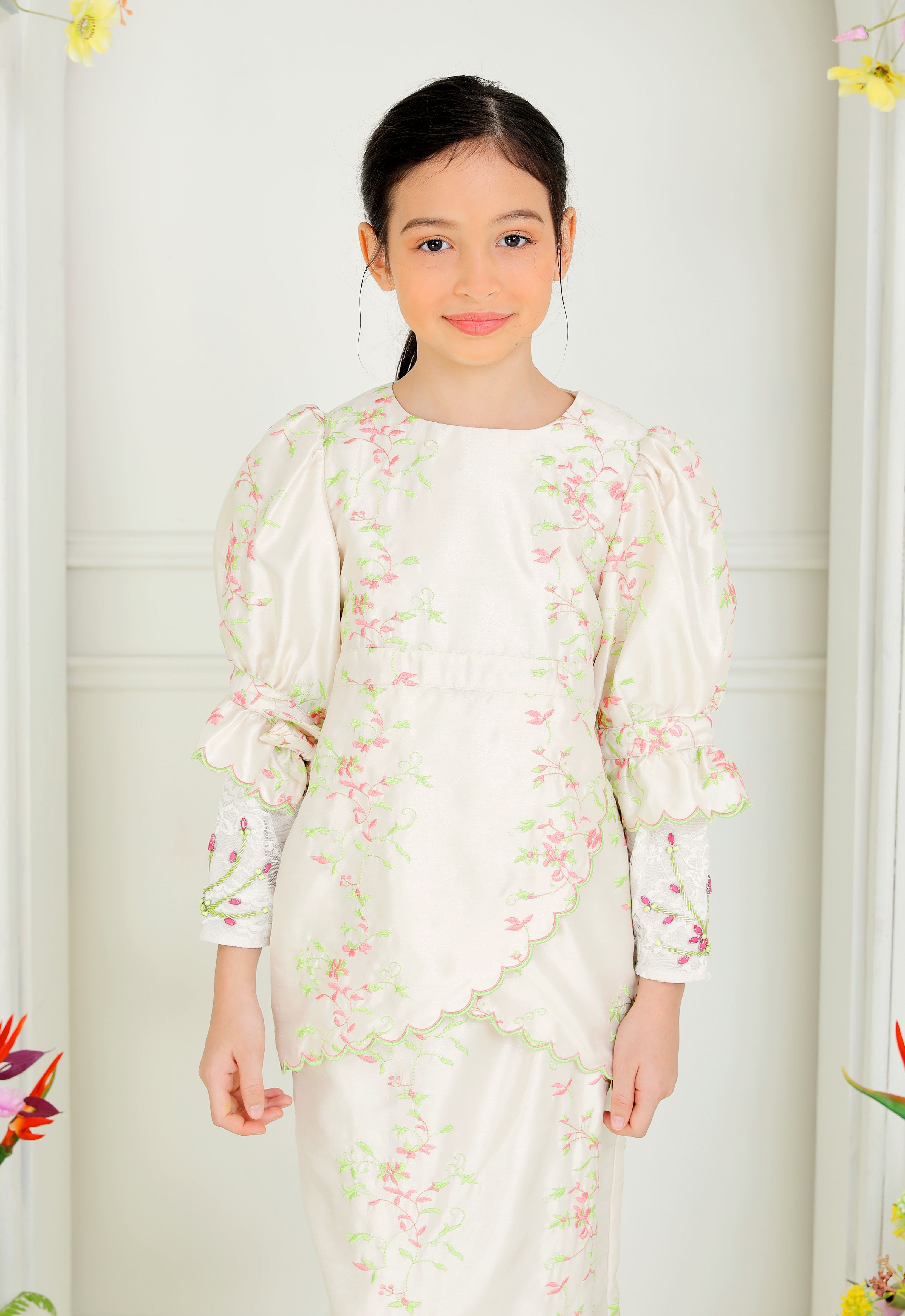 RABECCA LUXE KIDS KURUNG - CREAM PINK