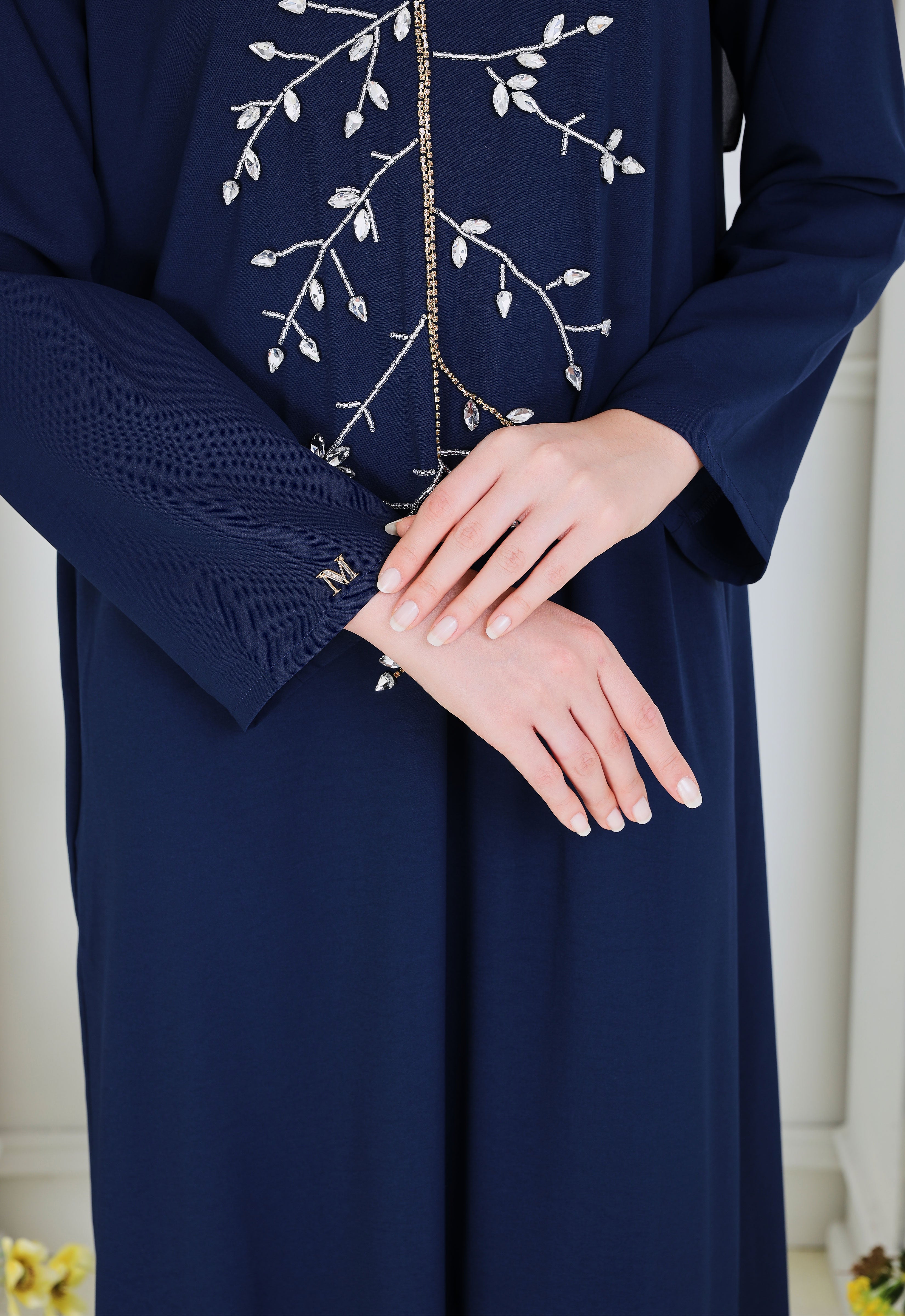 ZEHRA ABAYA - DARK BLUE