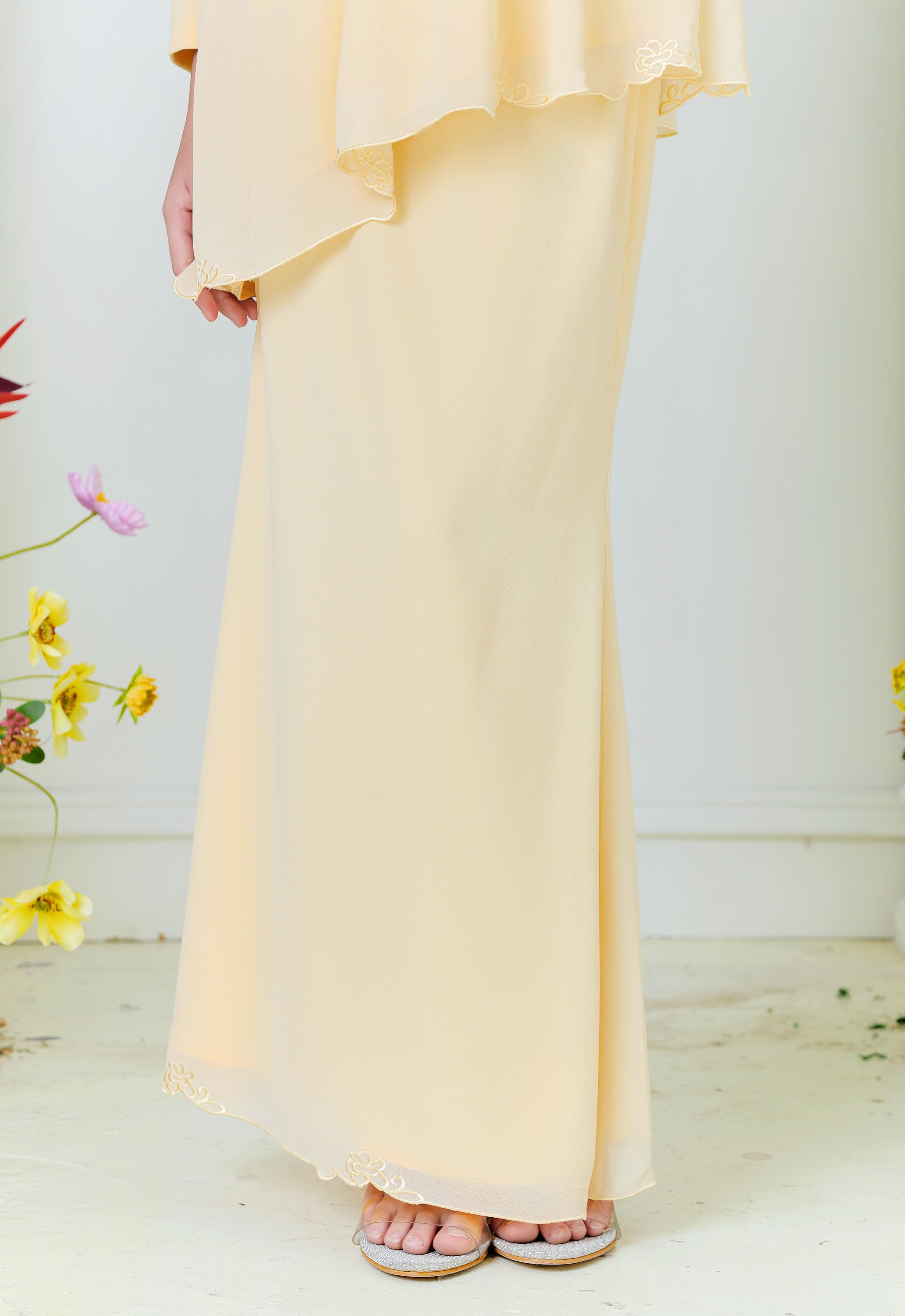AYLEEN KIDS KURUNG - SOFT YELLOW