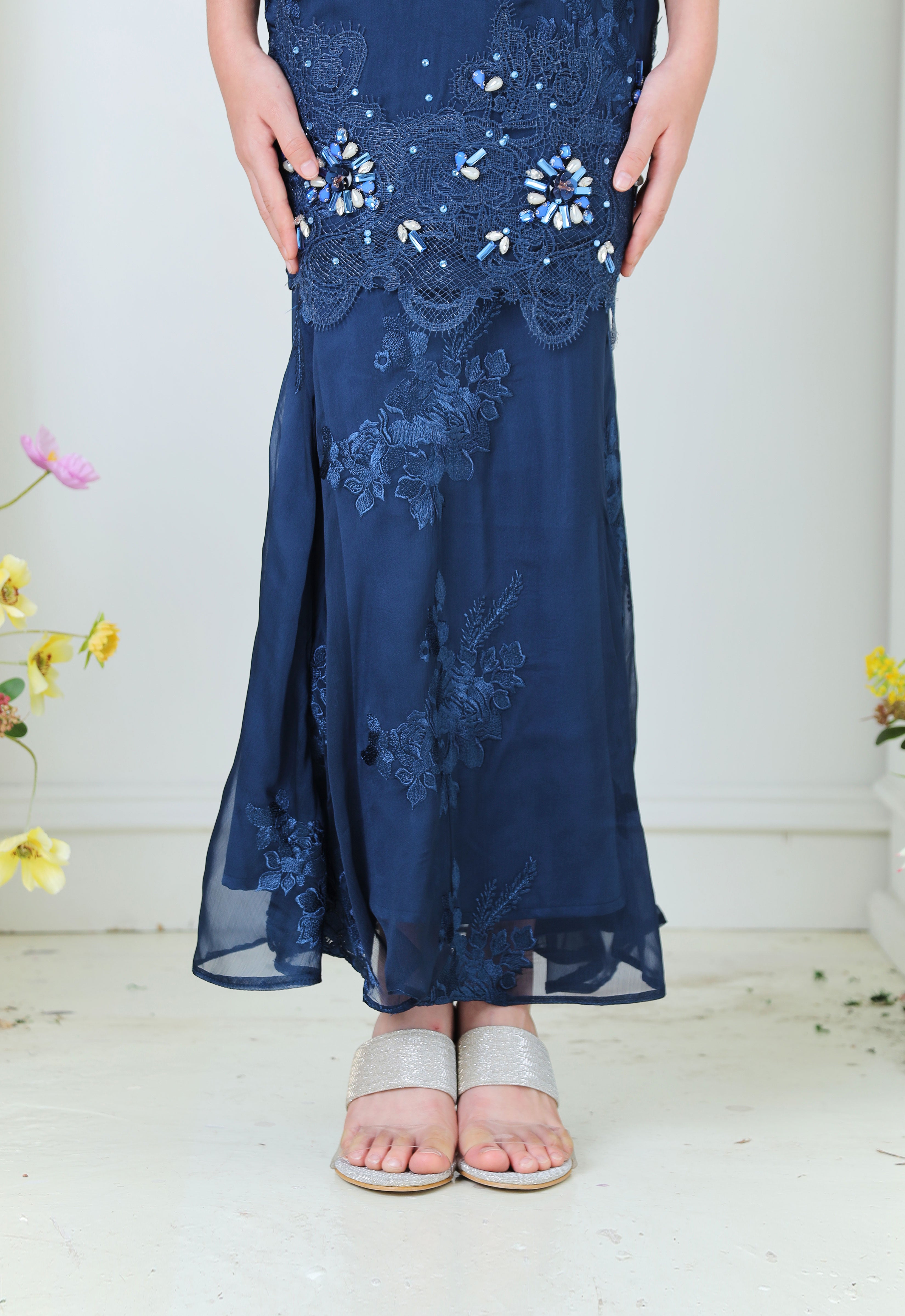DARLA KIDS KURUNG - NAVY BLUE