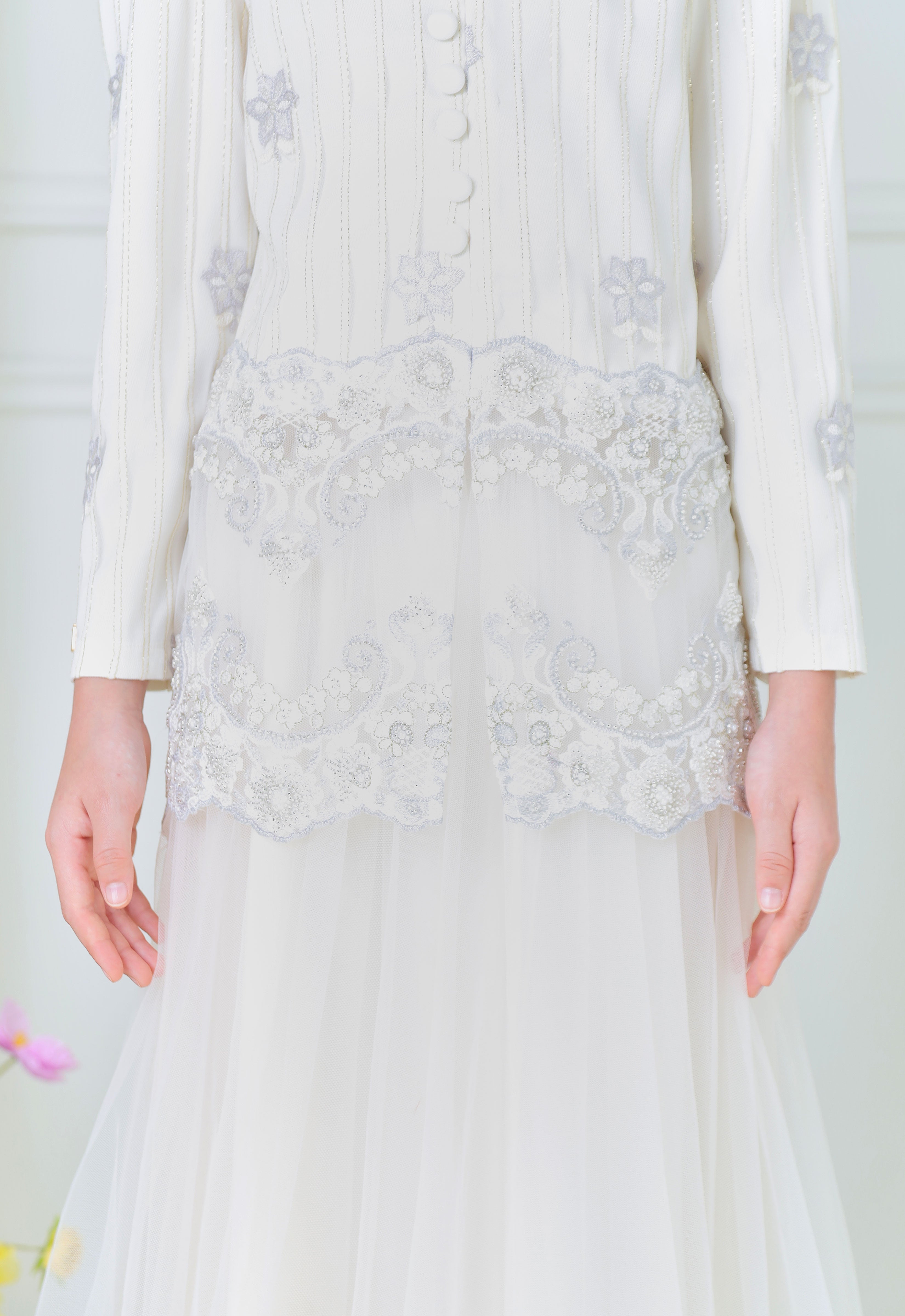 DIAN LUXE KIDS KURUNG - OFF WHITE