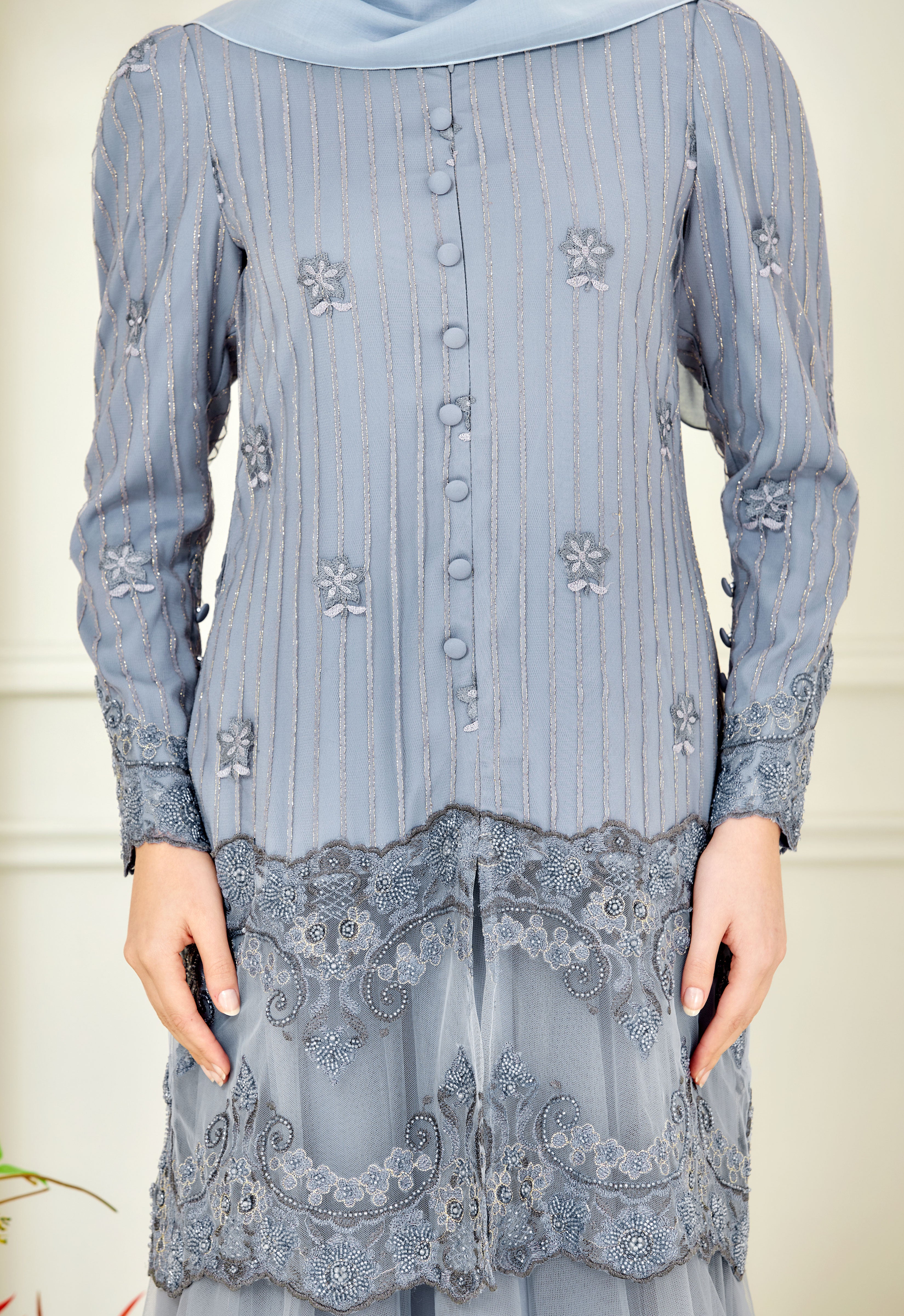 DIAN LUXE KURUNG - COLONY BLUE