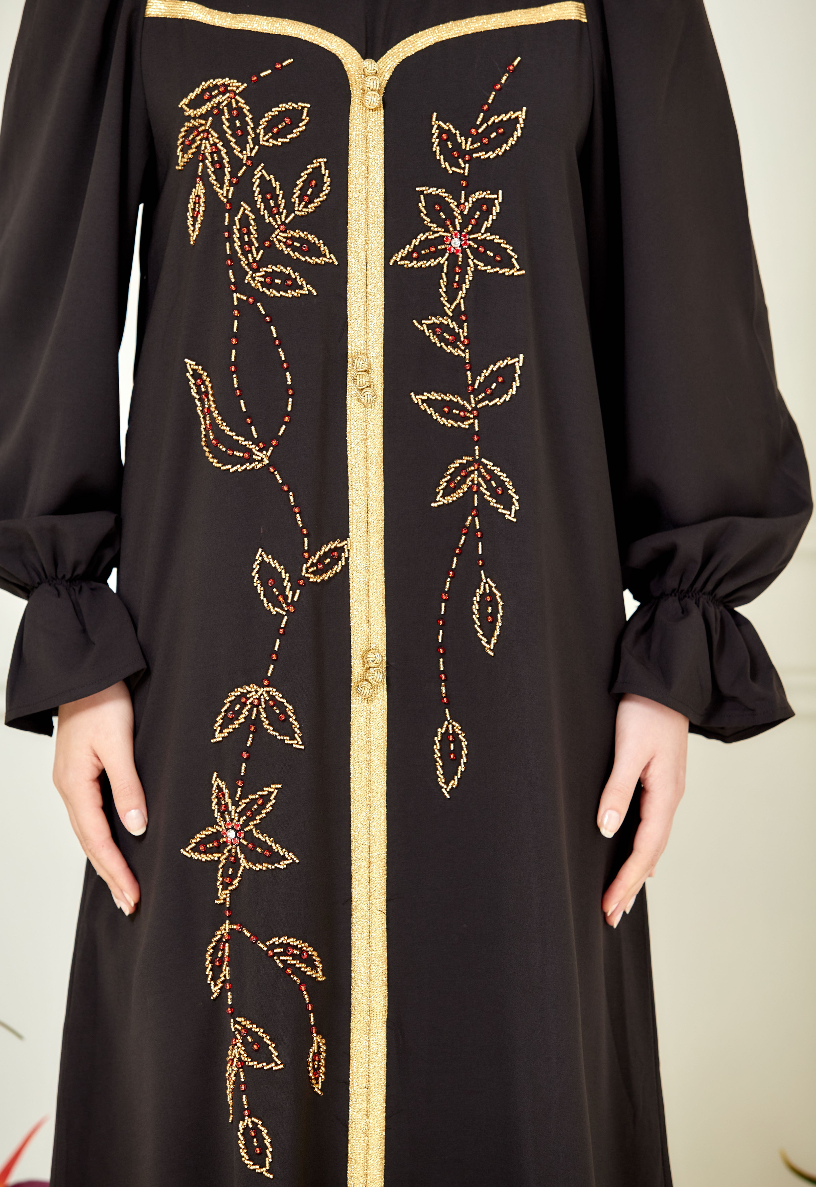 HUMAYRA ABAYA - BLACK