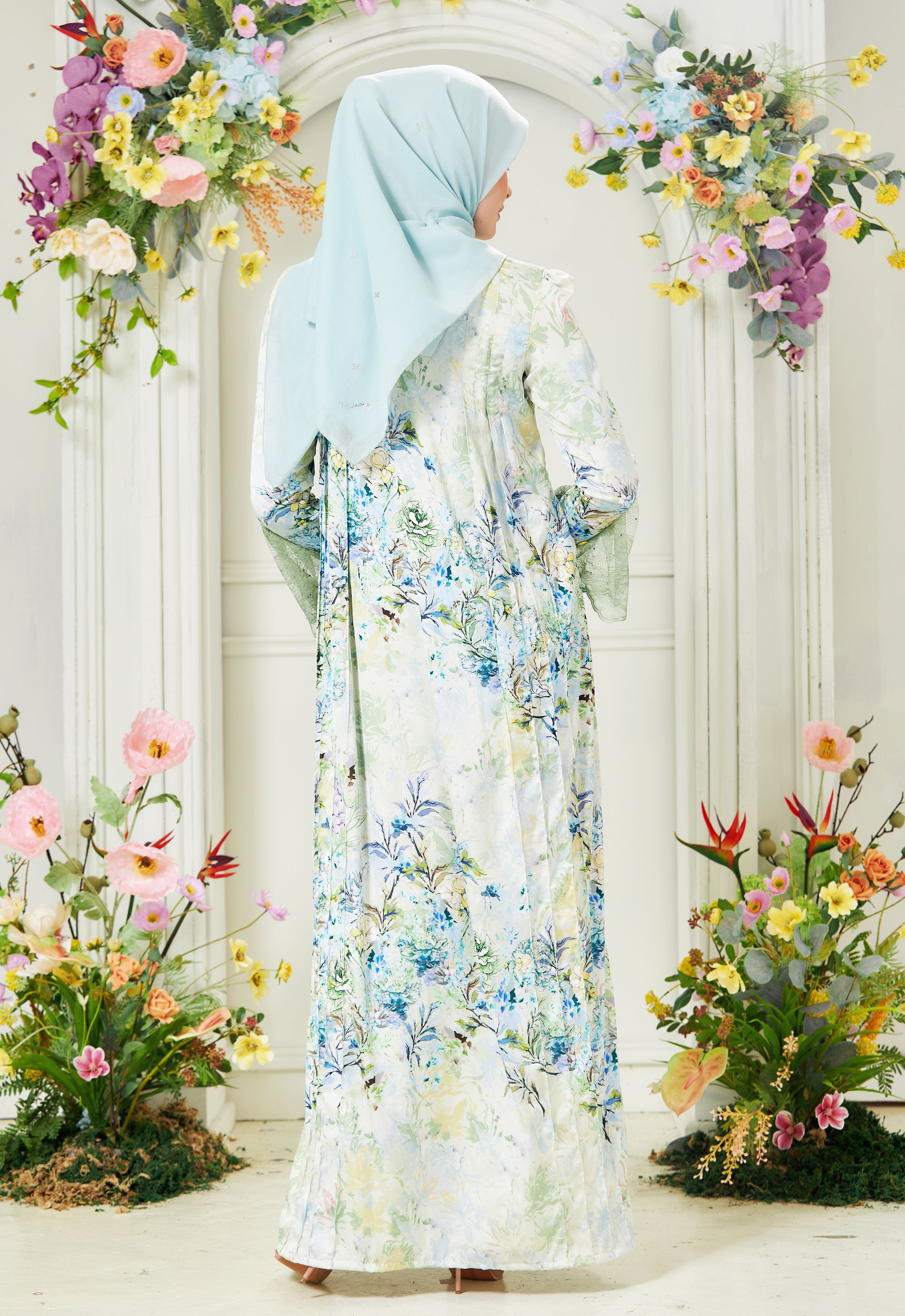 DEENARA ABAYA - SAGE GREEN
