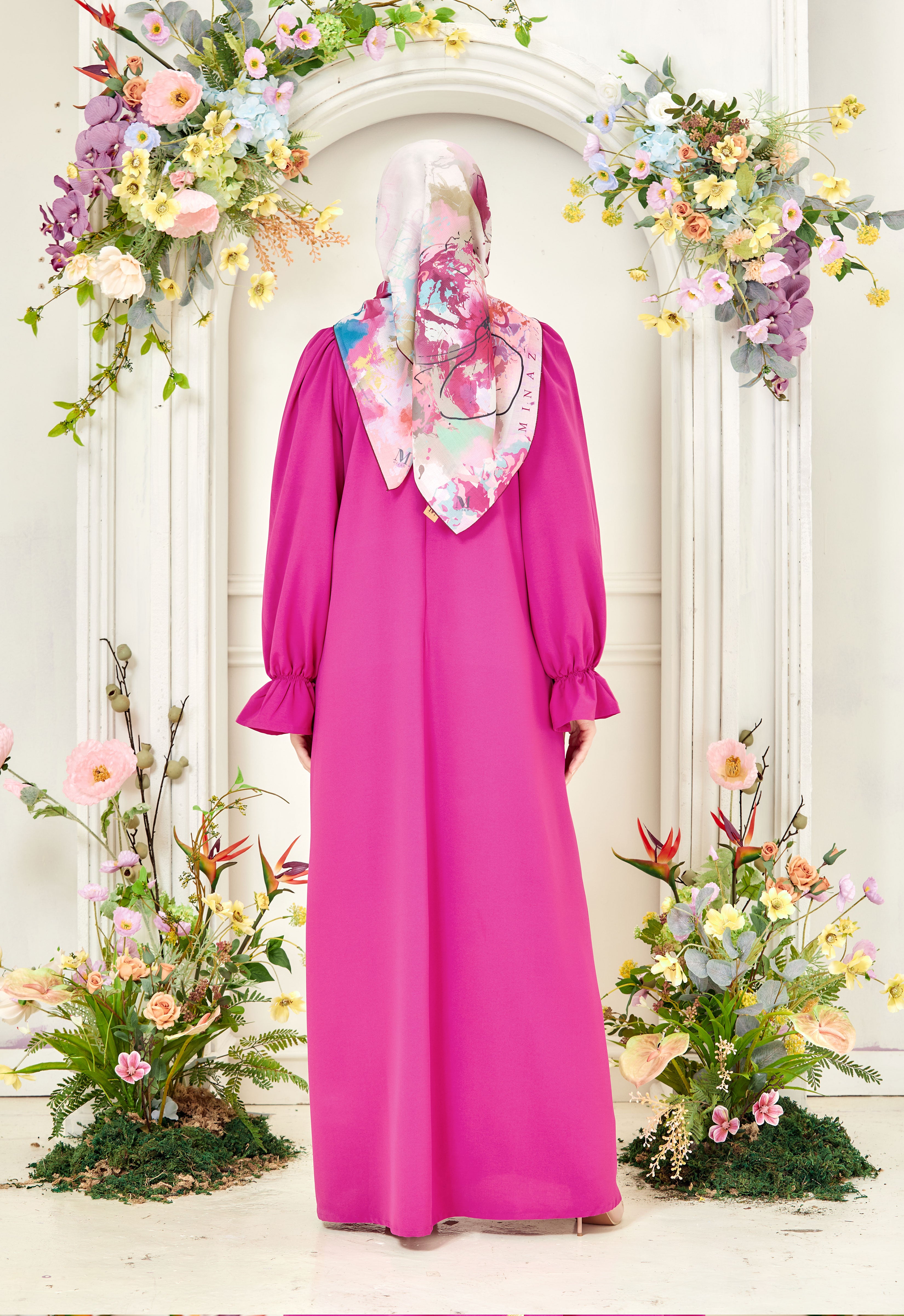 HUMAYRA ABAYA - MAGENTA