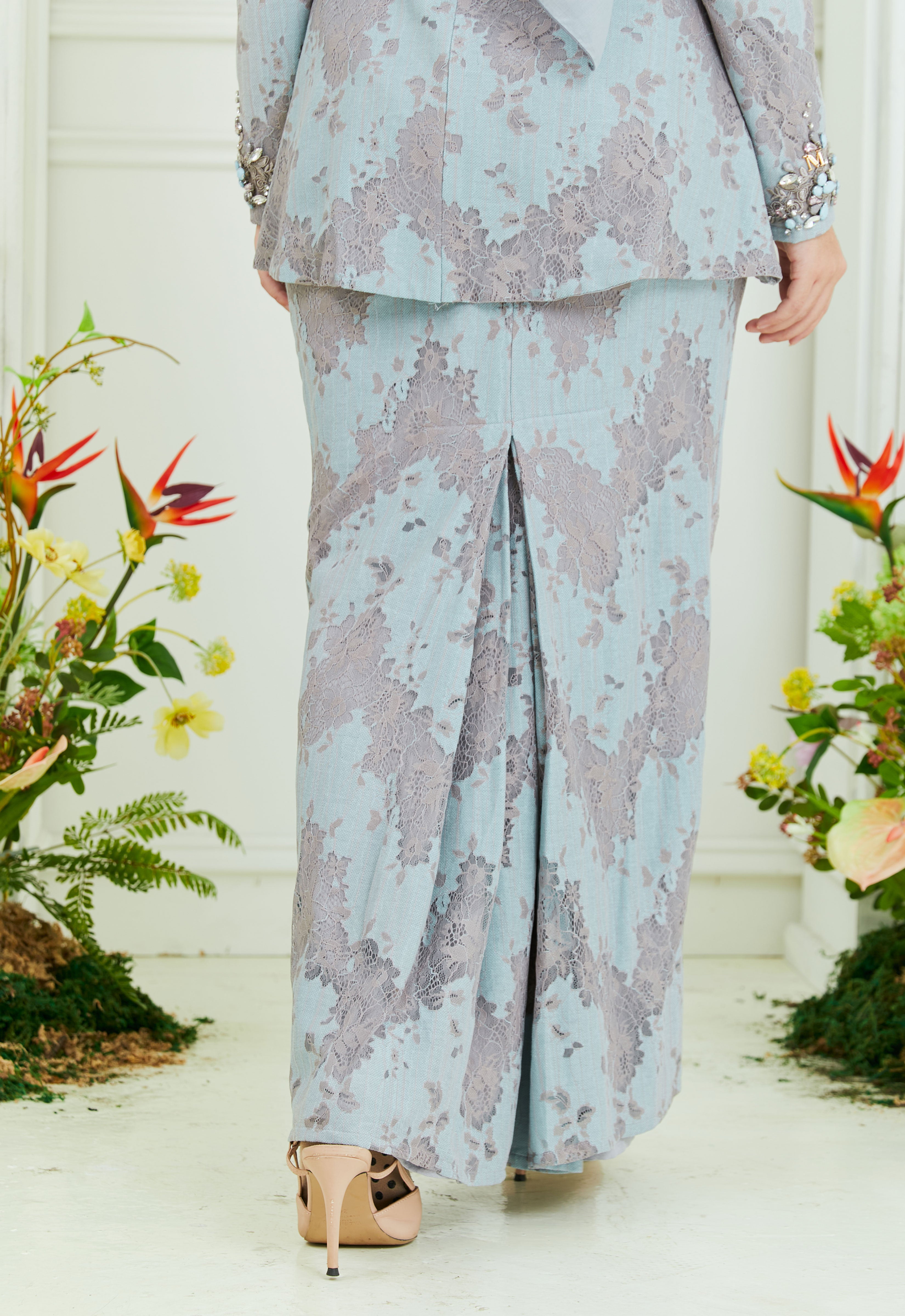 RAYSAA MINI KURUNG - TIFFANY GRAY
