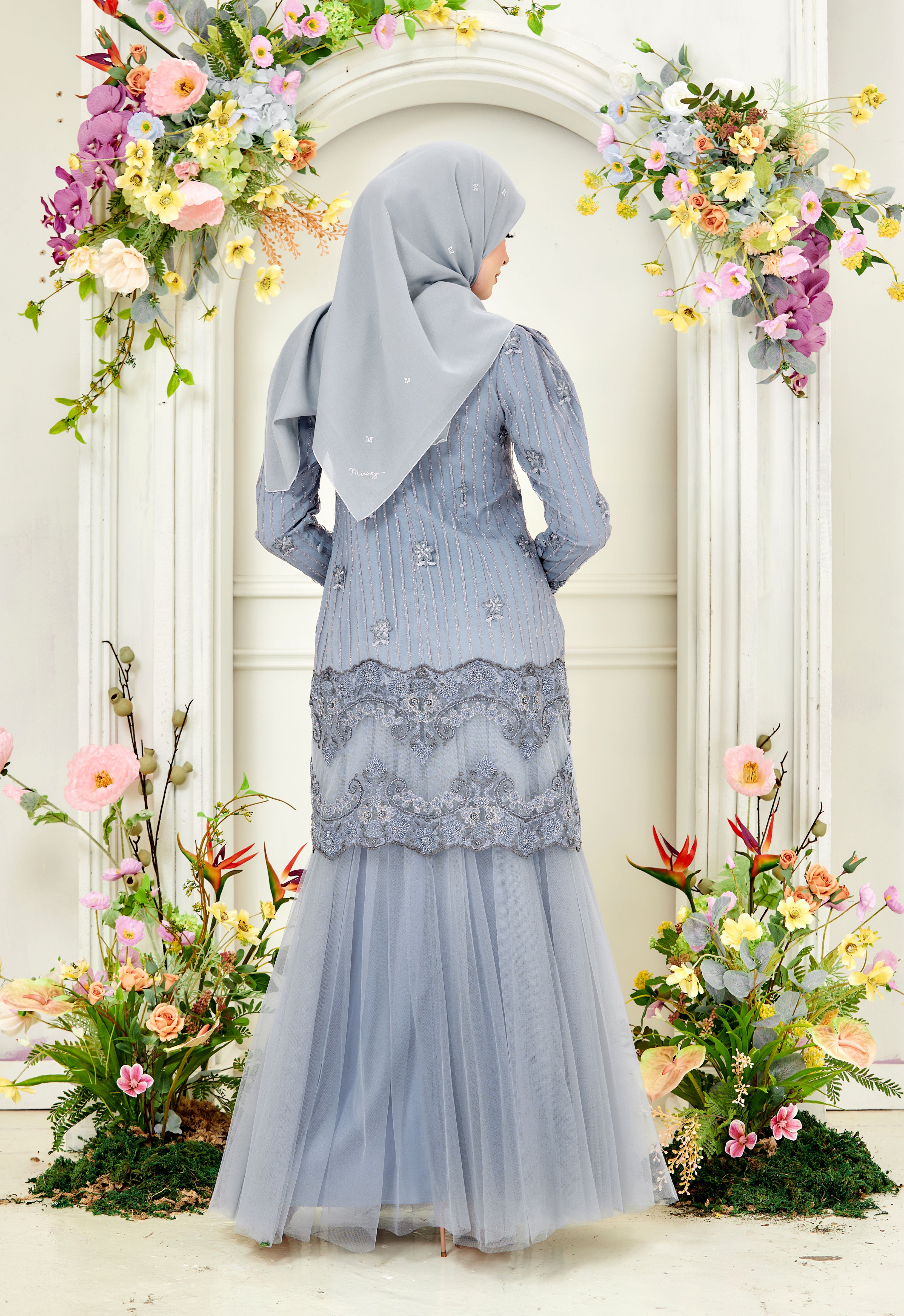 DIAN LUXE KURUNG - COLONY BLUE