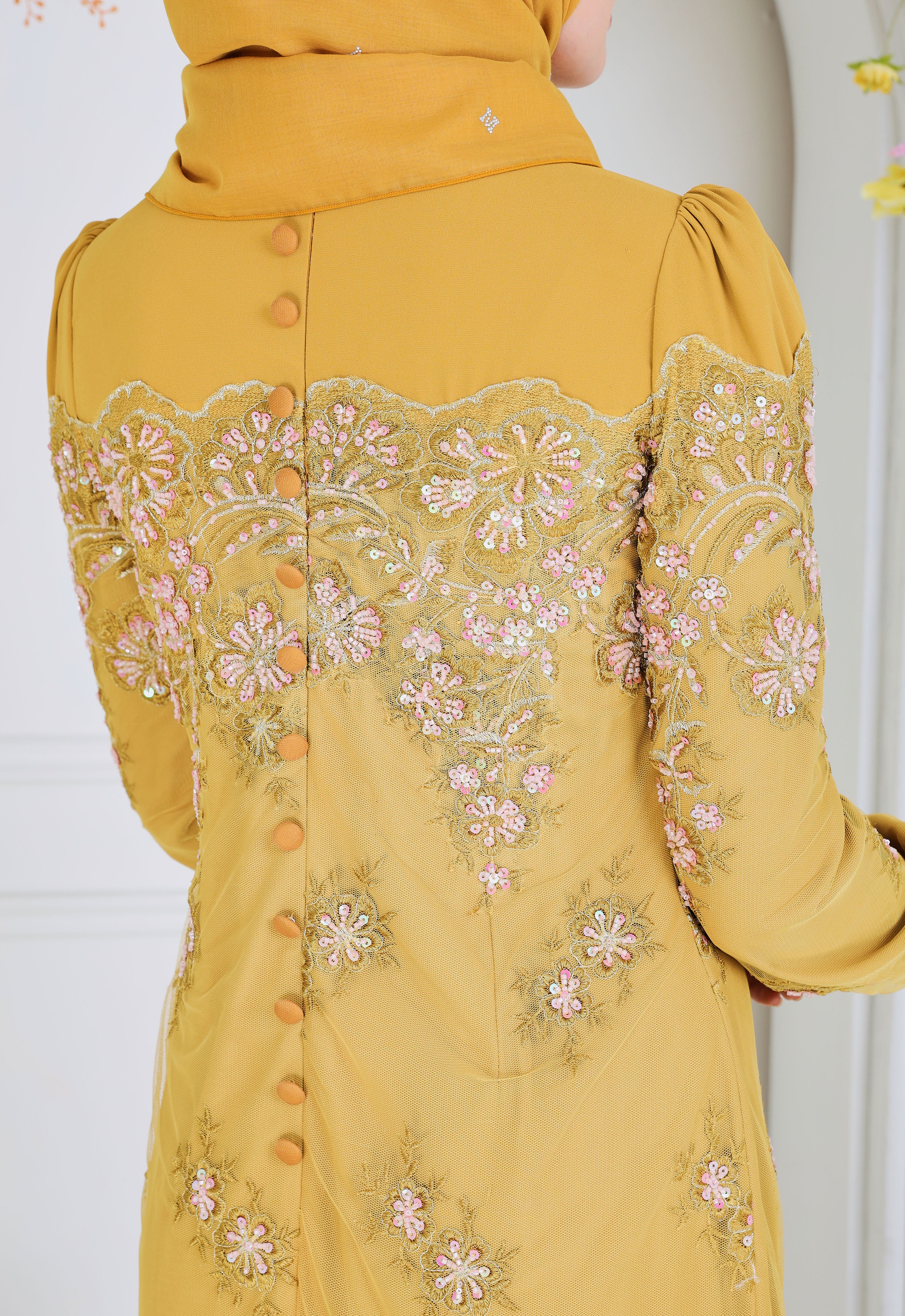 ERYNA LUXE KURUNG - MUSTARD
