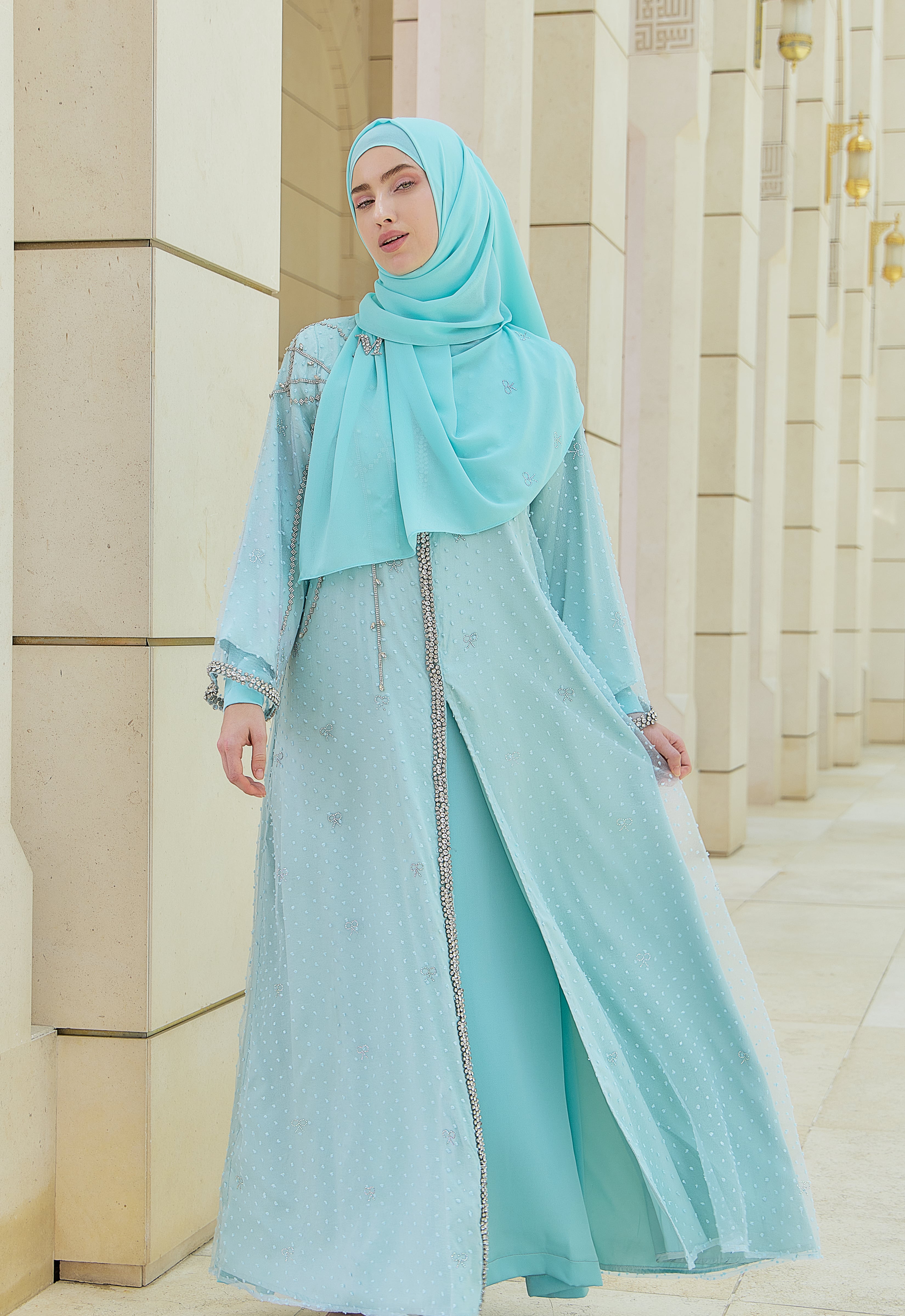 HILYA PREMIUM ABAYA - TIFFANY