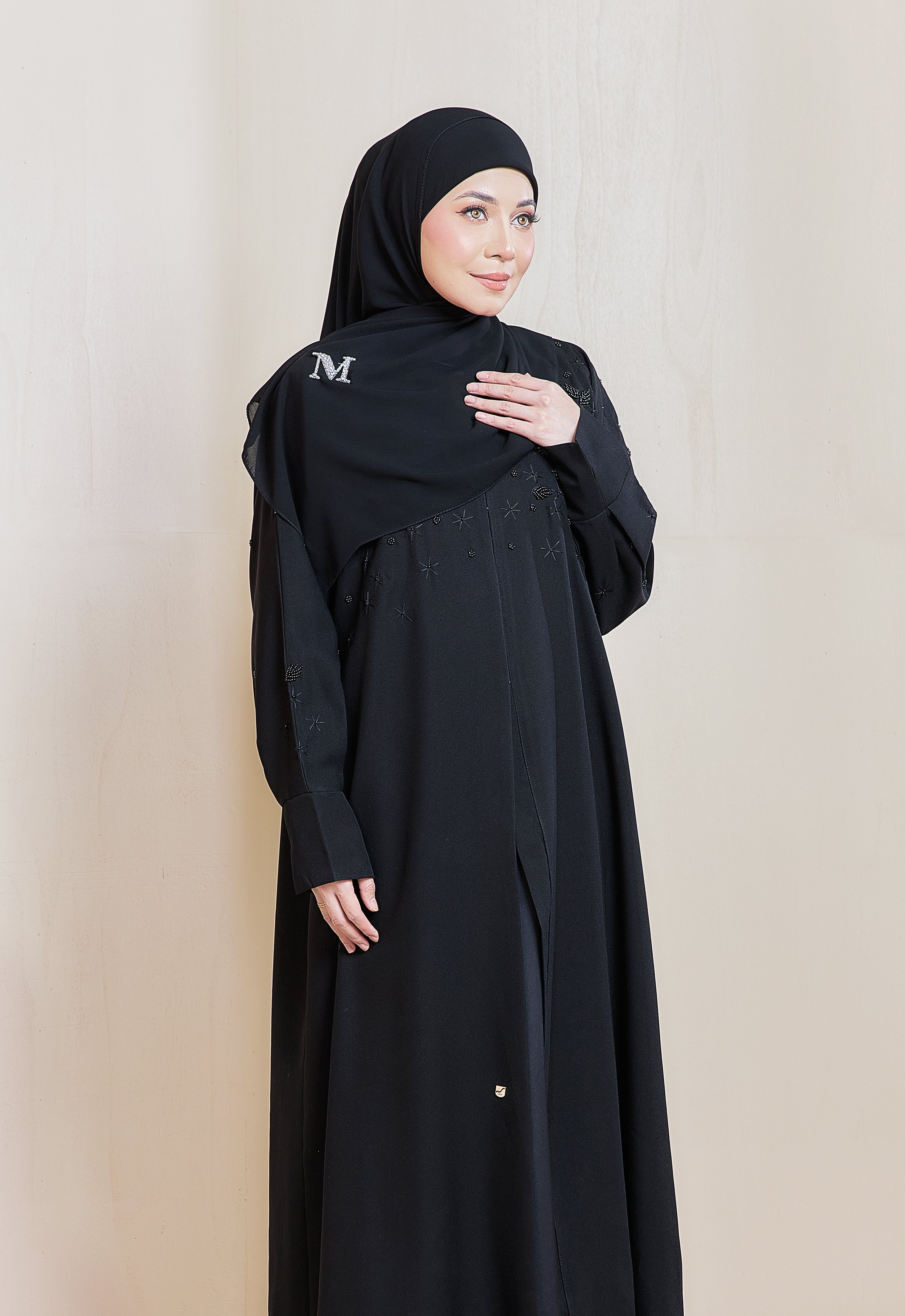 JAMEELAH ABAYA - BLACK