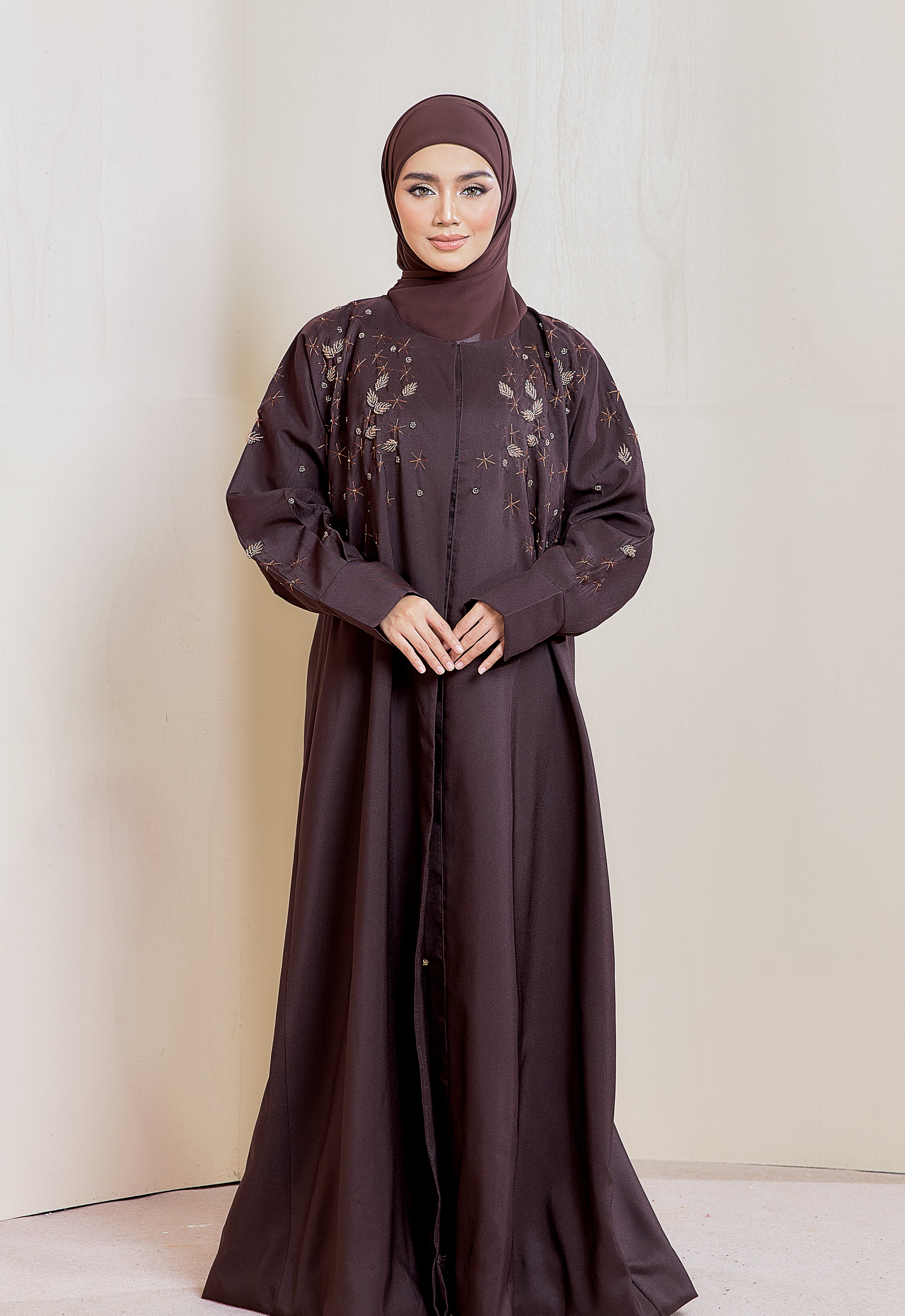 JAMEELAH ABAYA - BROWN