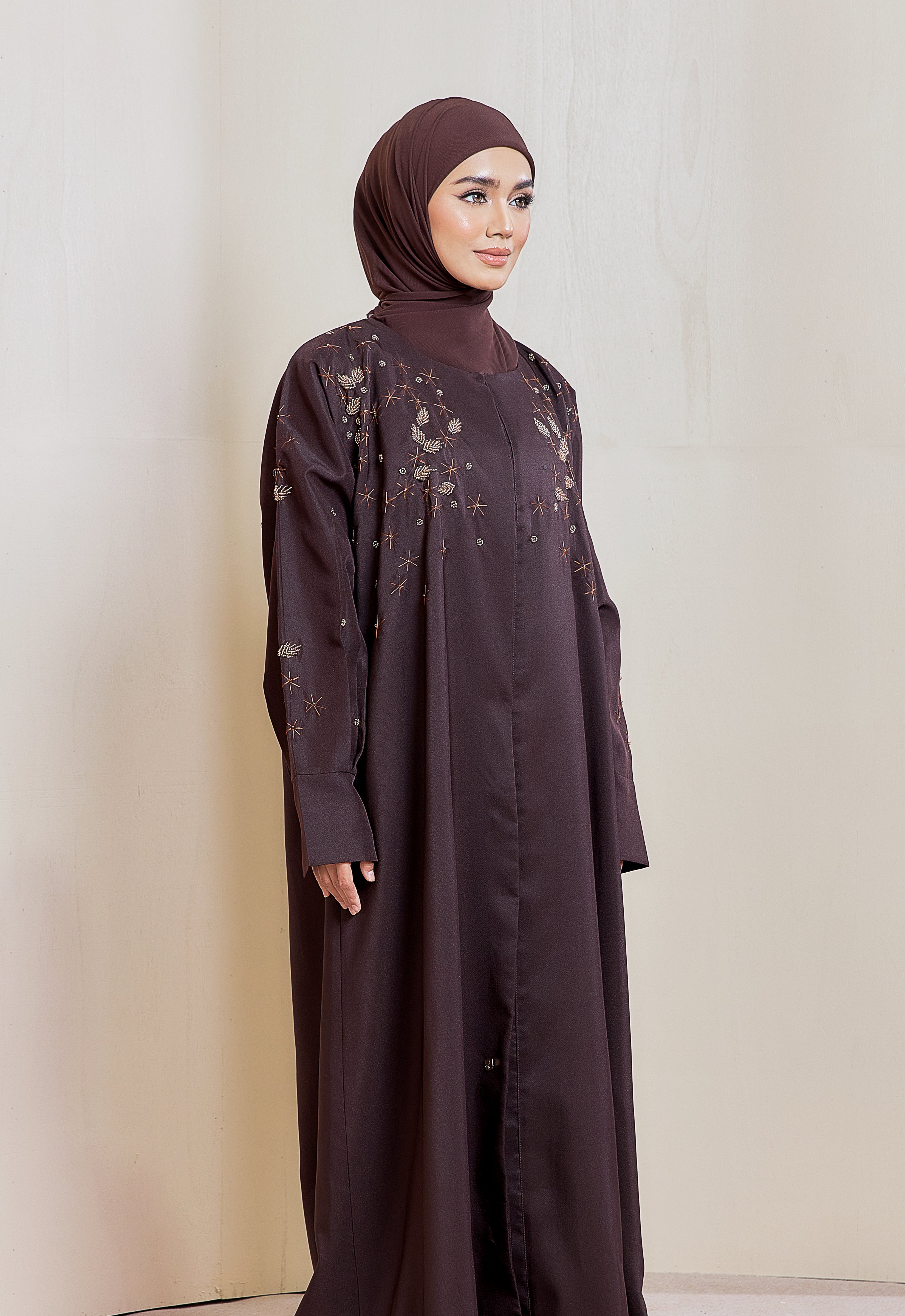 JAMEELAH ABAYA - BROWN
