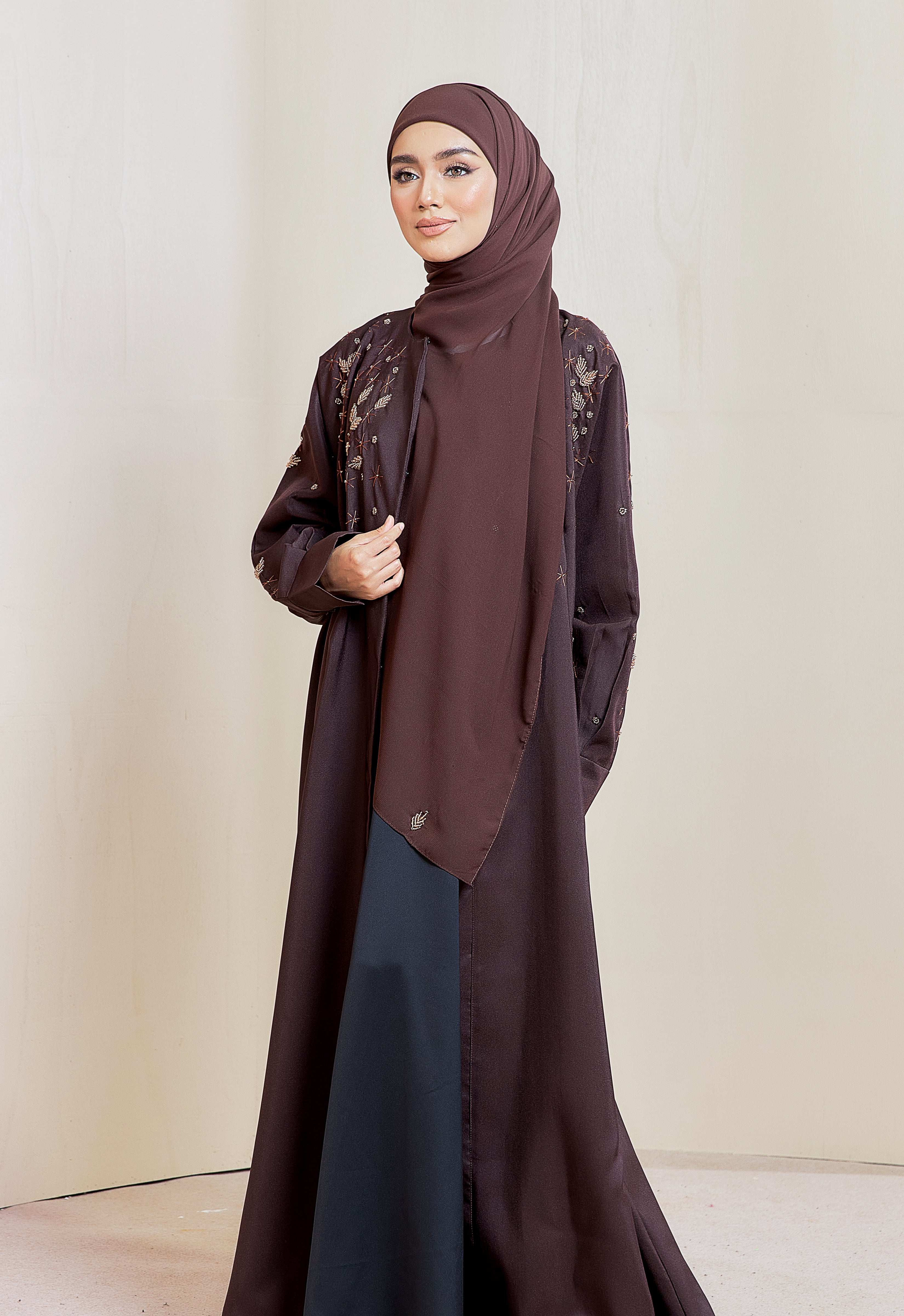 JAMEELAH ABAYA - BROWN