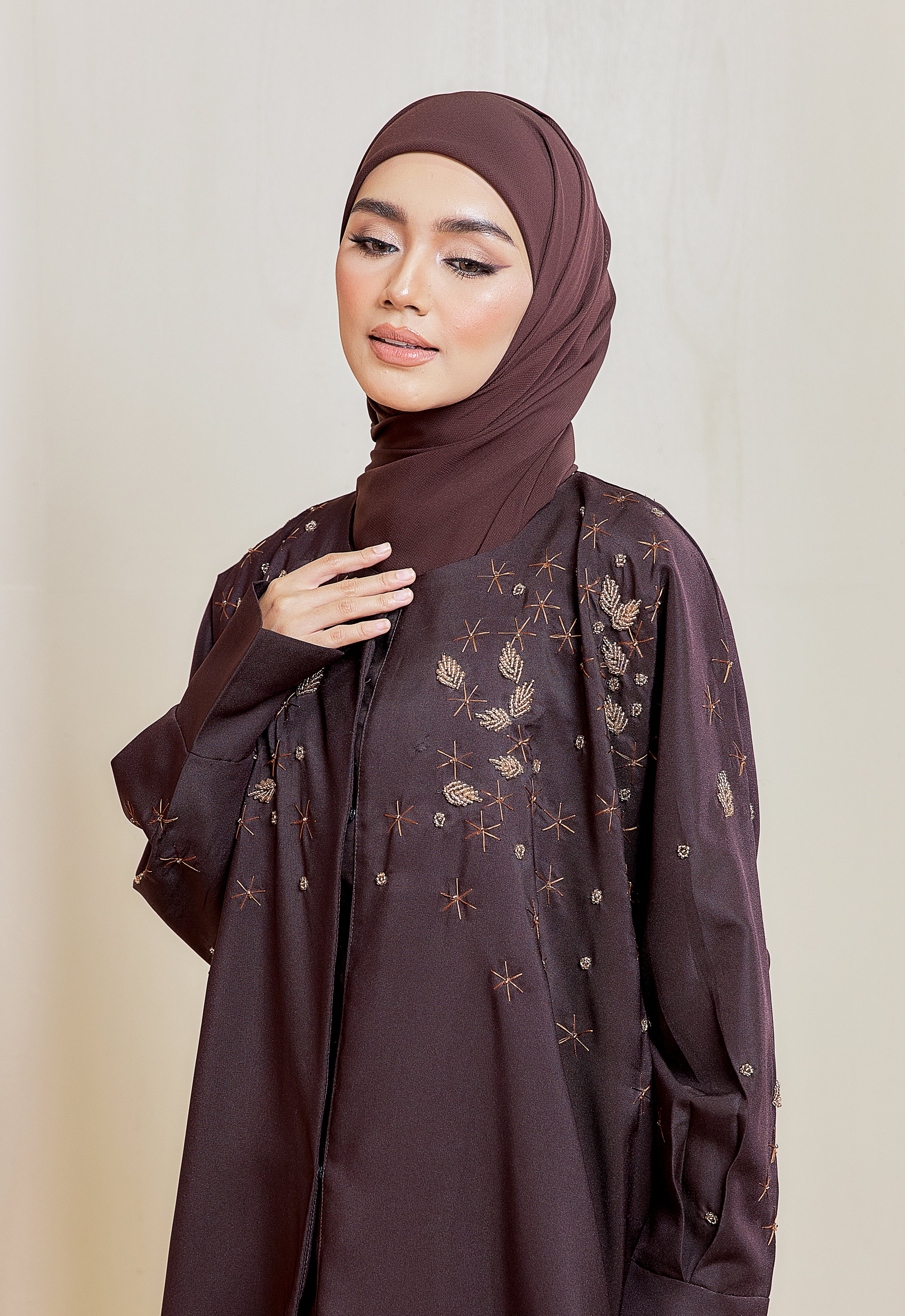JAMEELAH ABAYA - BROWN