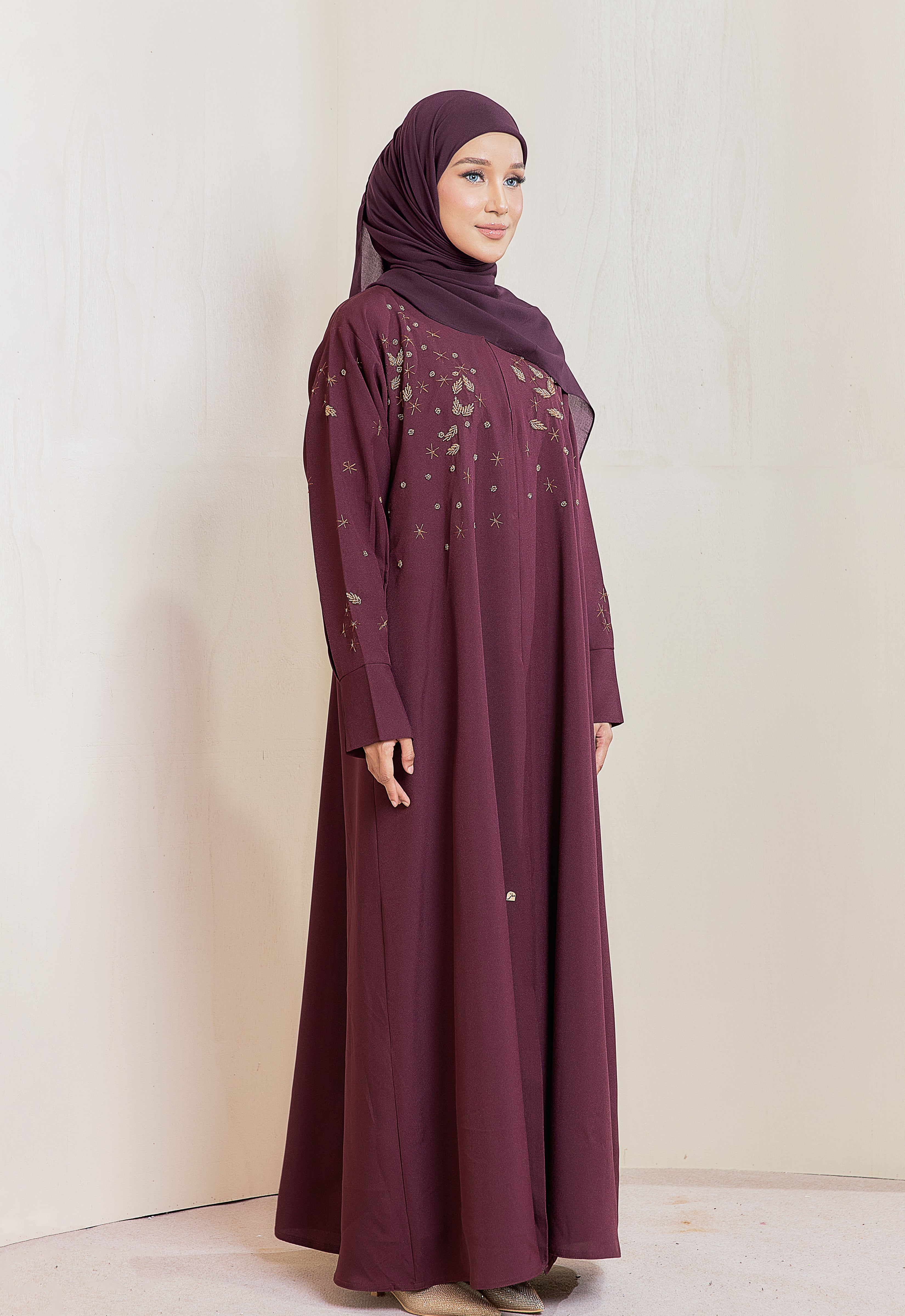JAMEELAH ABAYA - MAROON