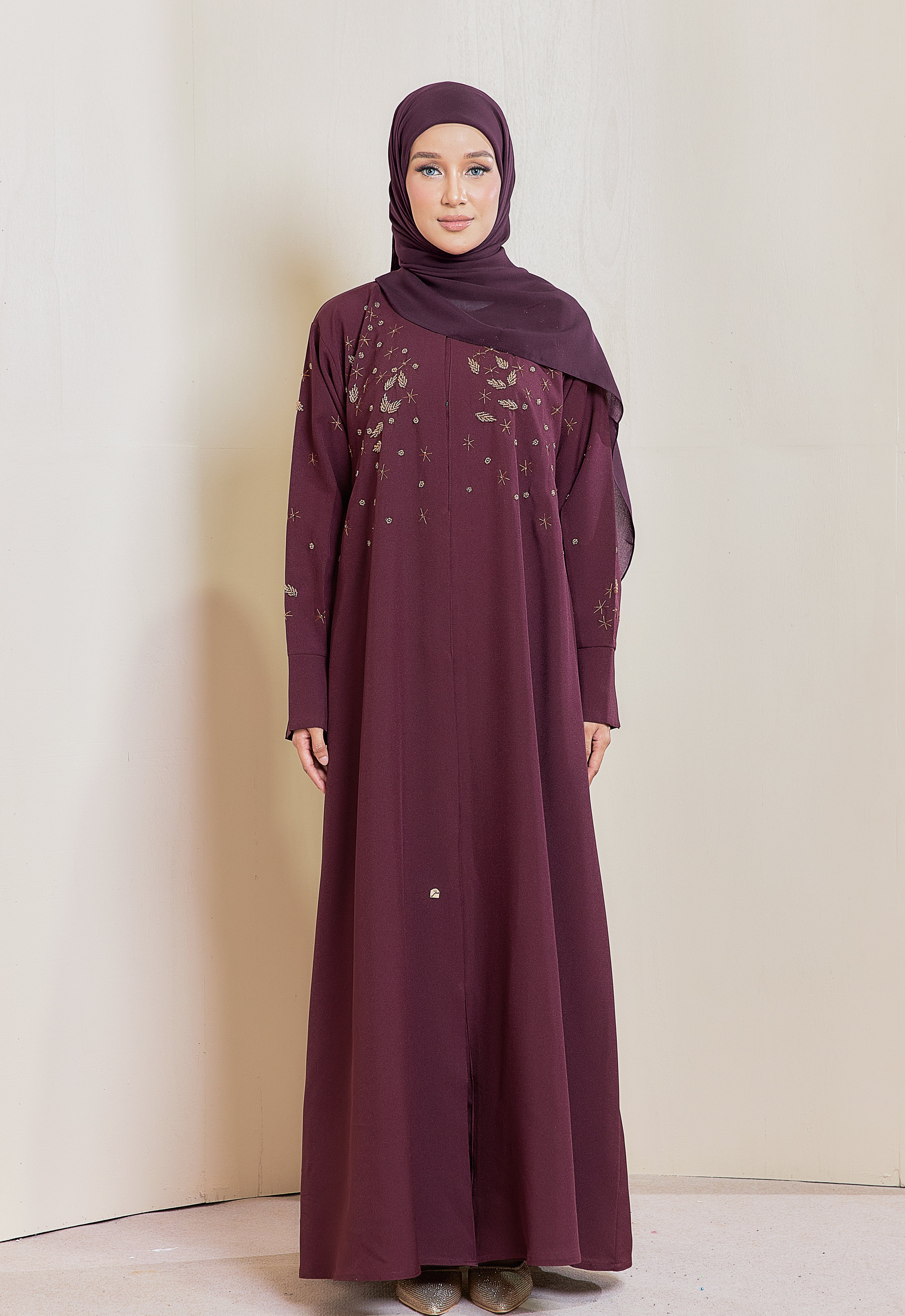 JAMEELAH ABAYA - MAROON