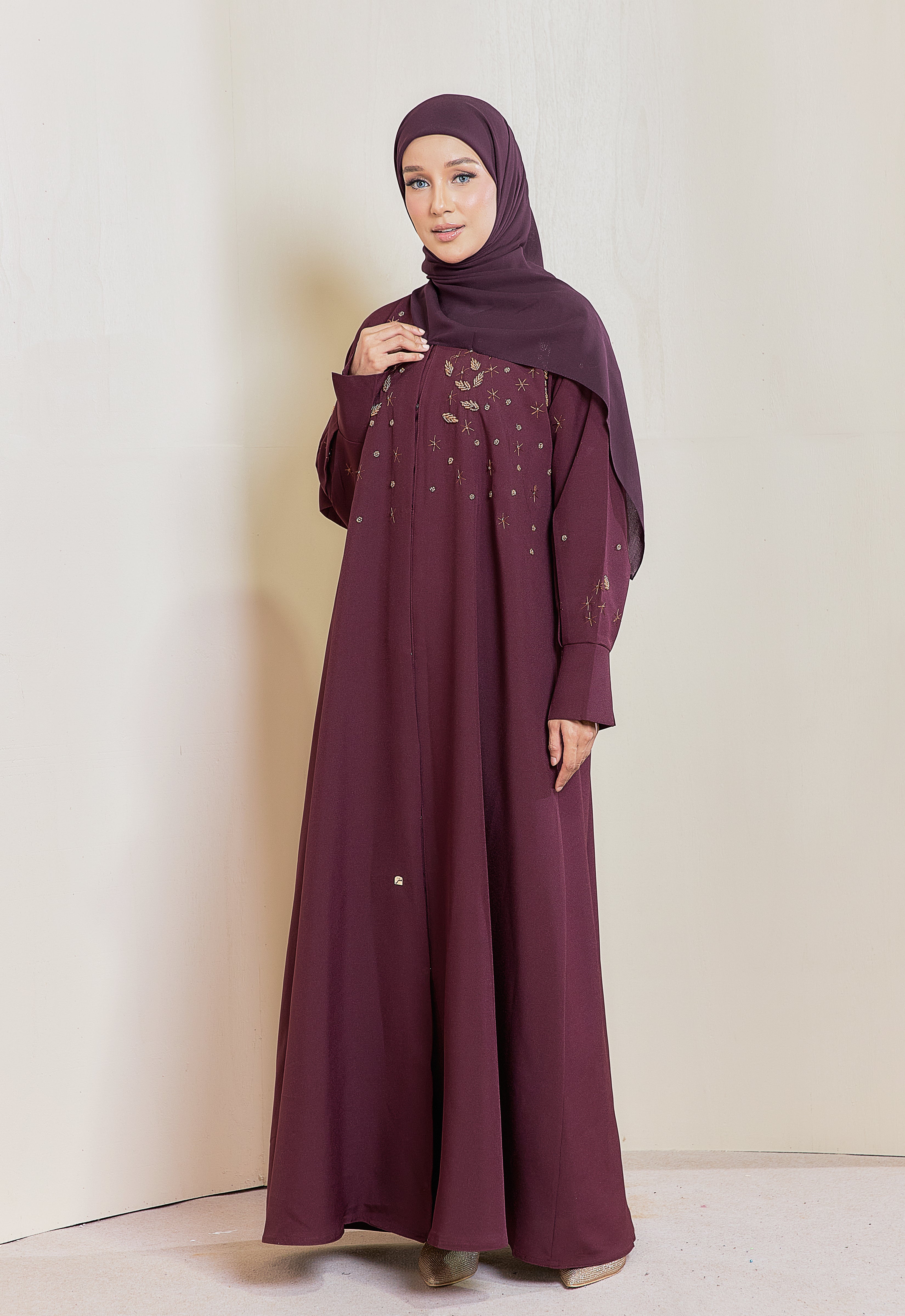 JAMEELAH ABAYA - MAROON