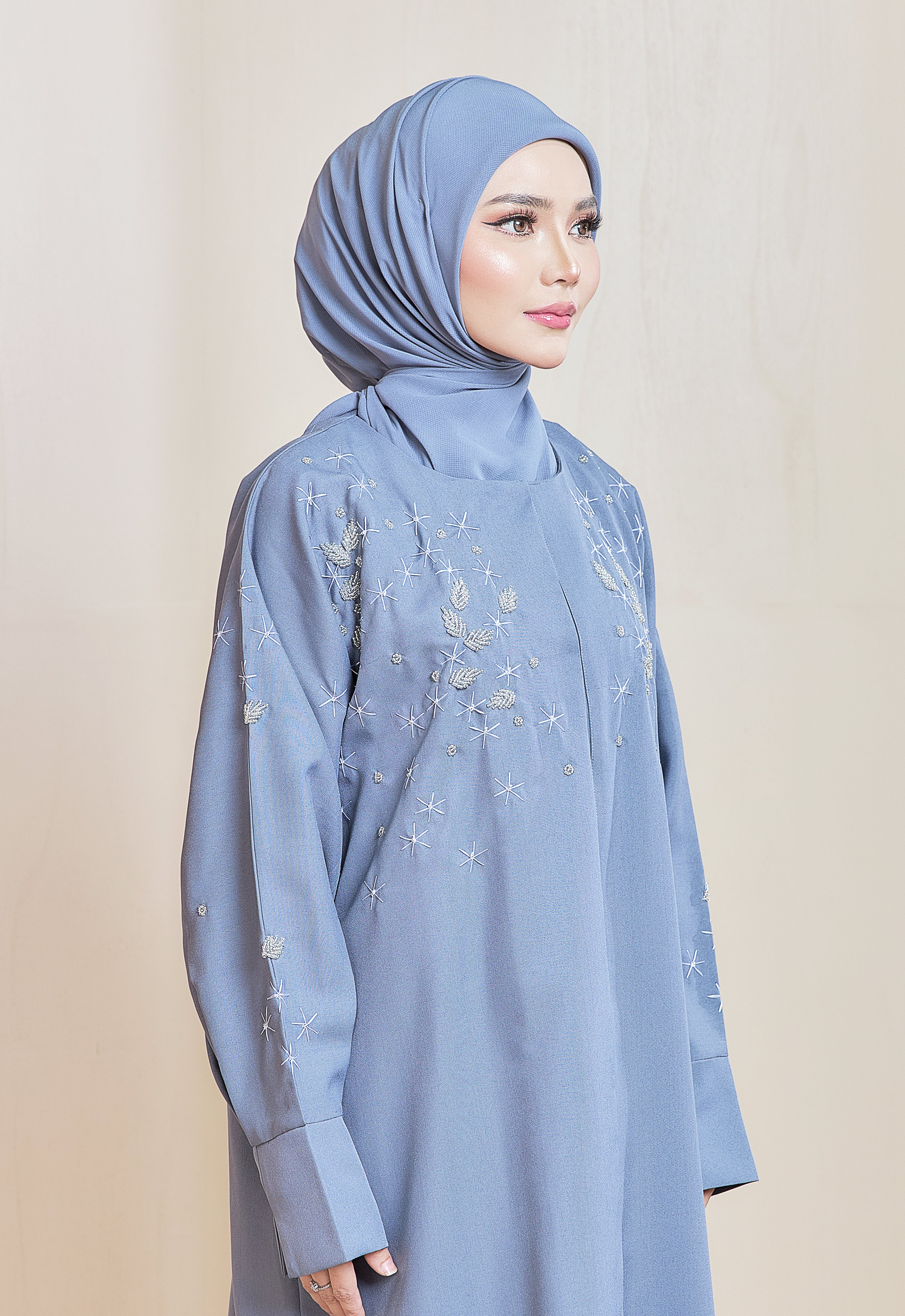 JAMEELAH ABAYA - PASTEL BLUE