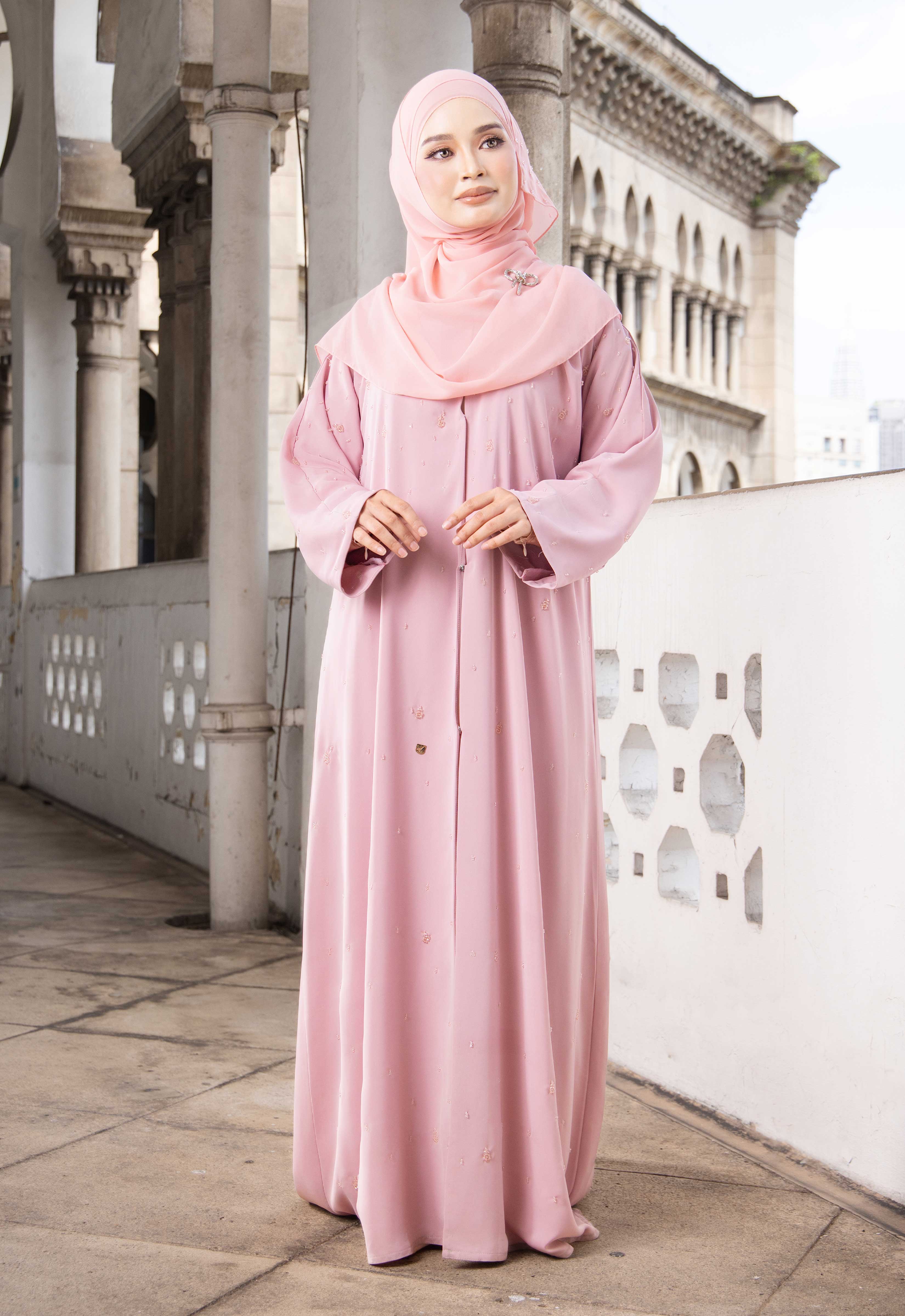 AMNA ABAYA - PINK