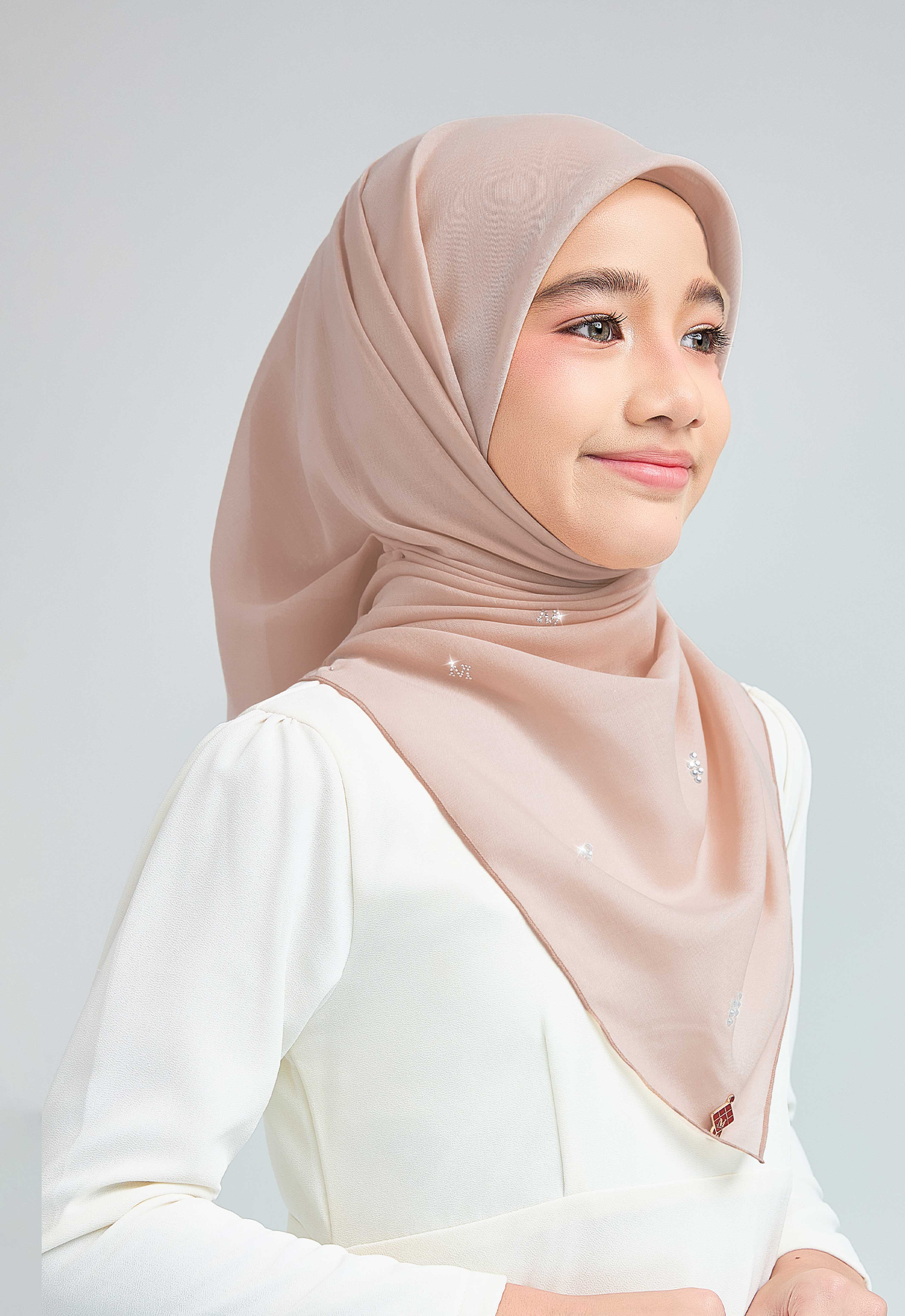 KIDS SETULUS RAYA PLAIN STONE - CHAMPAGNE