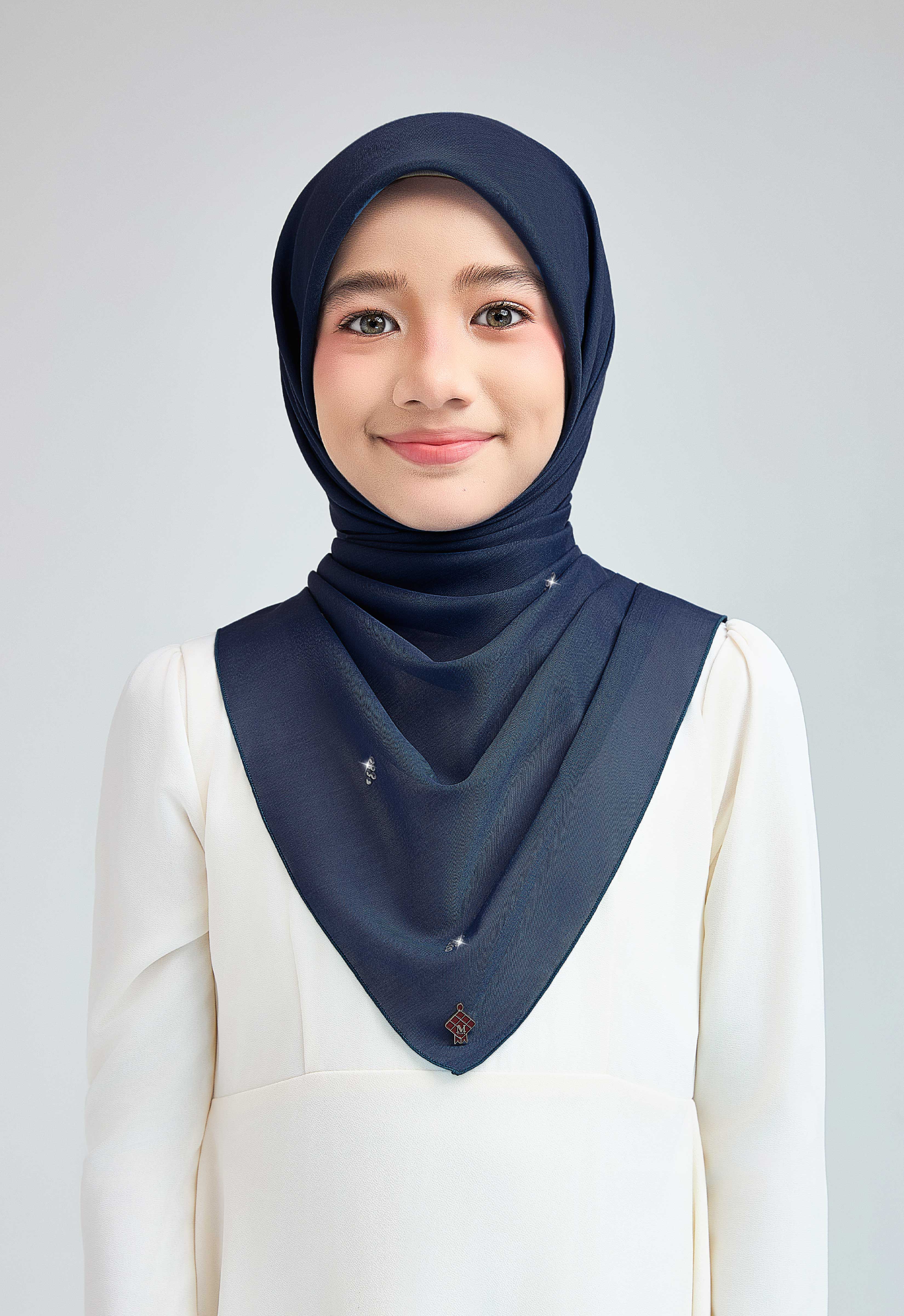 KIDS SETULUS RAYA PLAIN STONE - DARK BLUE