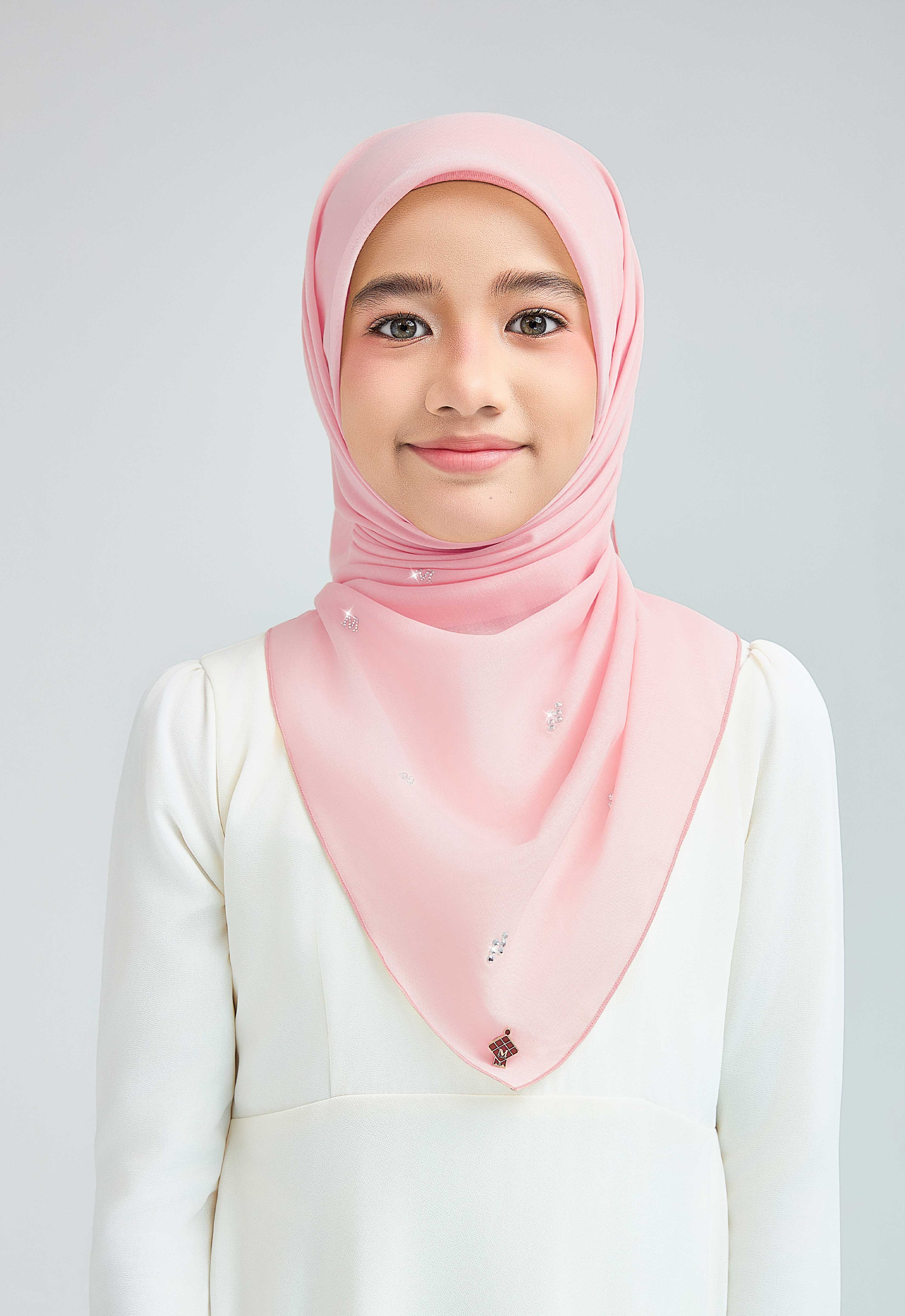 KIDS SETULUS RAYA PLAIN STONE - LIGHT PINK