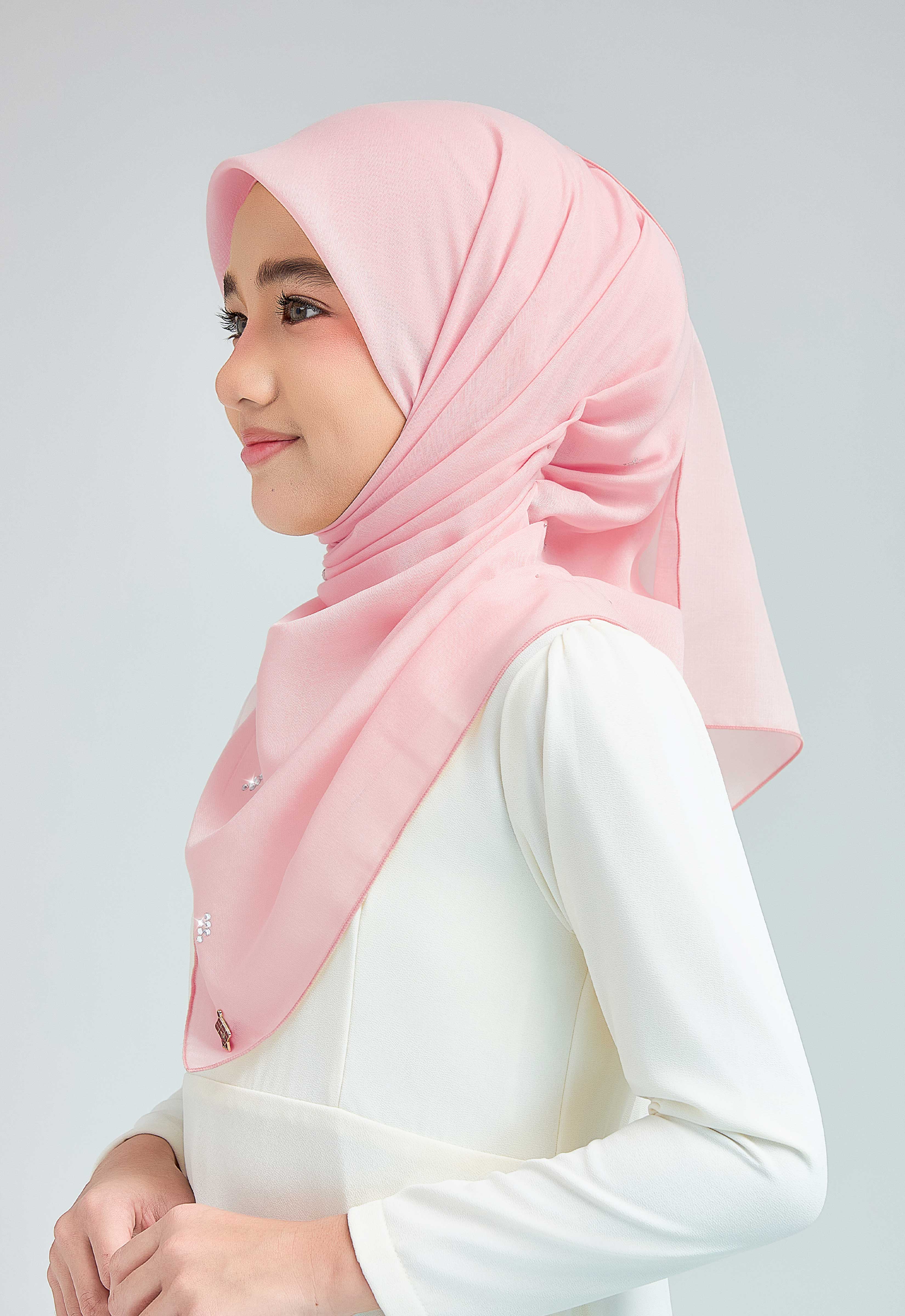 KIDS SETULUS RAYA PLAIN STONE - LIGHT PINK