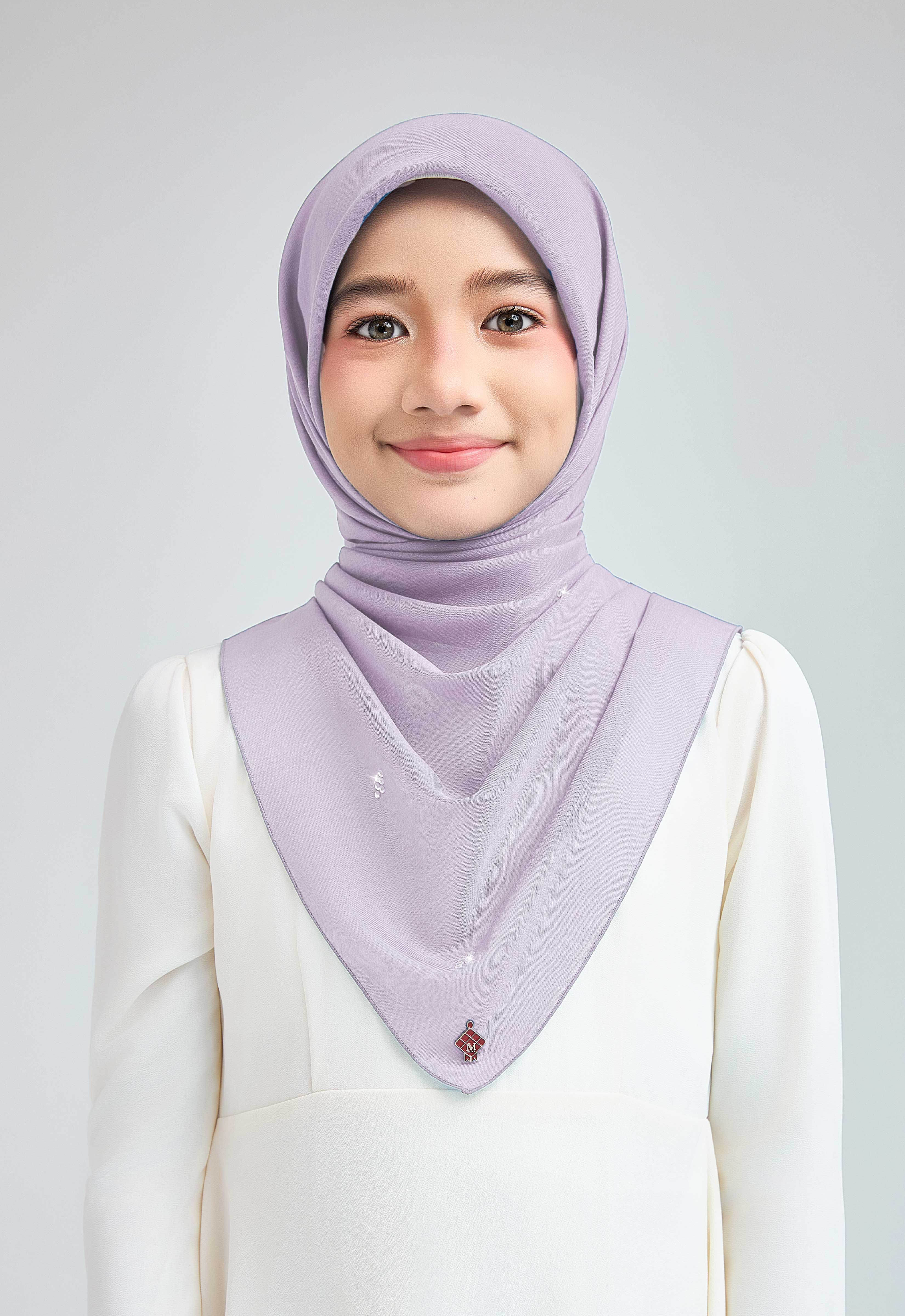 KIDS SETULUS RAYA PLAIN STONE - LIGHT PURPLE