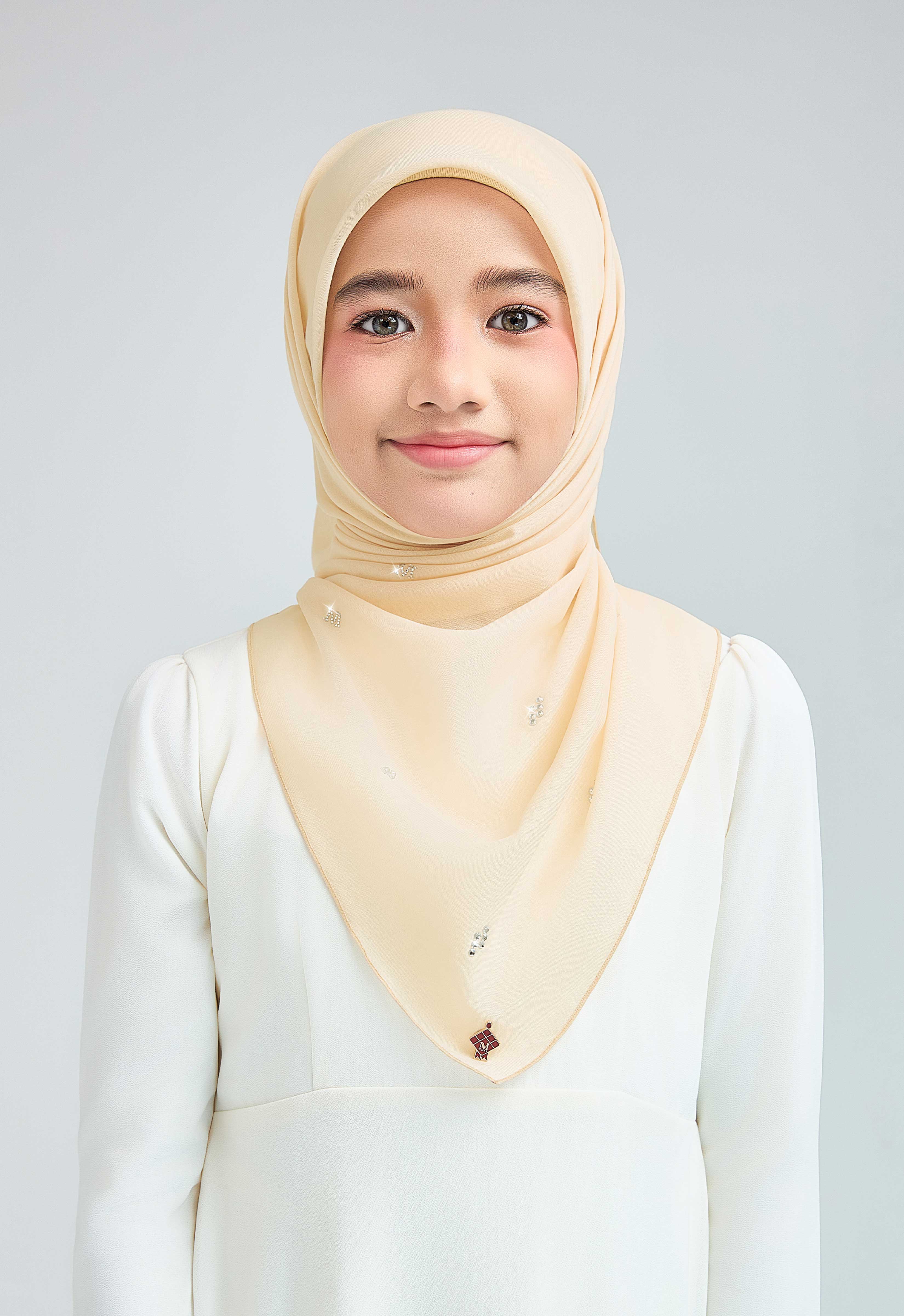 KIDS SETULUS RAYA PLAIN STONE - LIGHT YELLOW