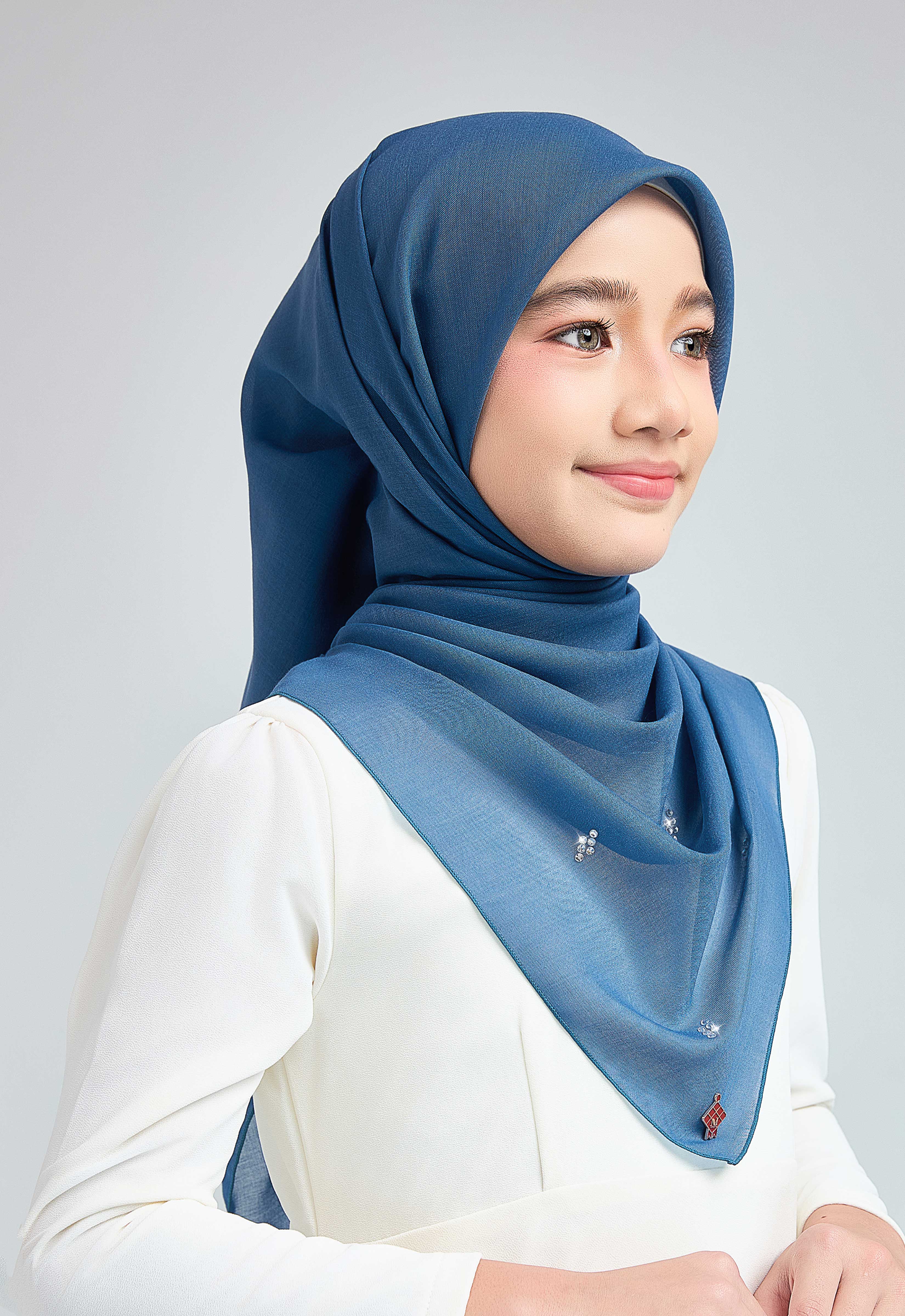 KIDS SETULUS RAYA PLAIN STONE - PRUSSIAN BLUE