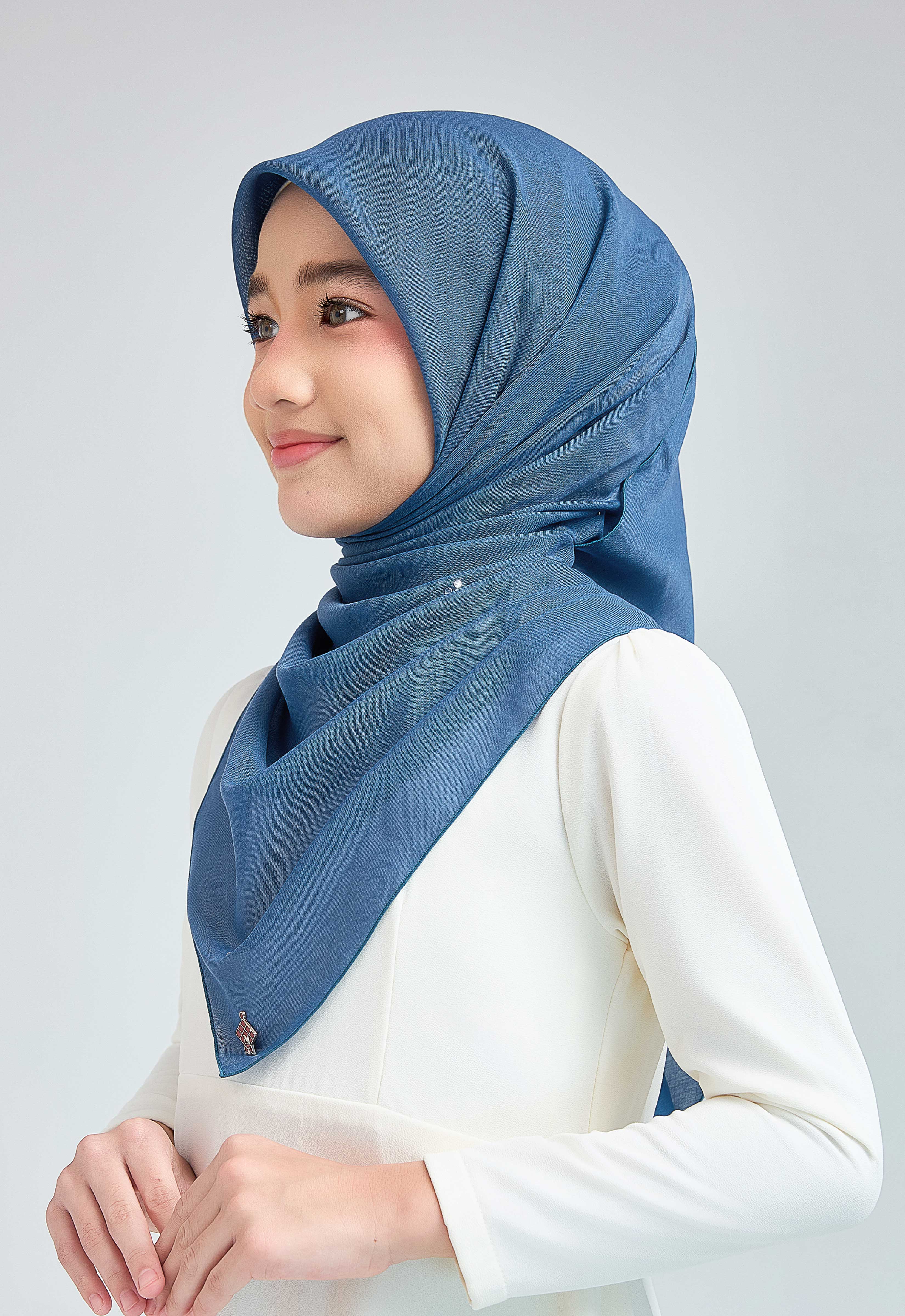 KIDS SETULUS RAYA PLAIN STONE - PRUSSIAN BLUE